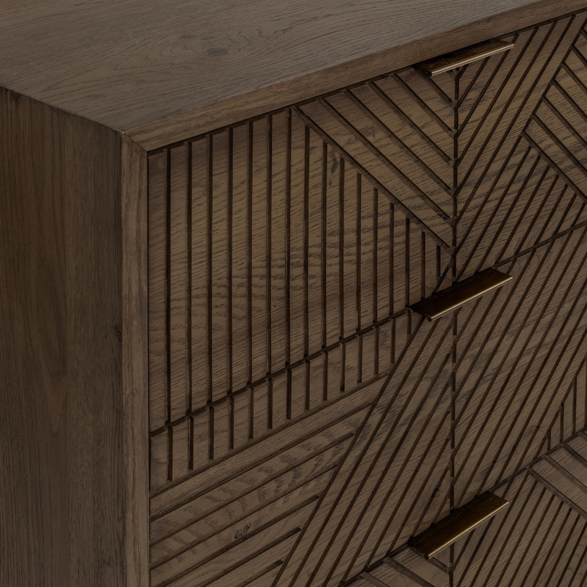 Santa Clara 6 Drawer Dresser - Toasted Brown
