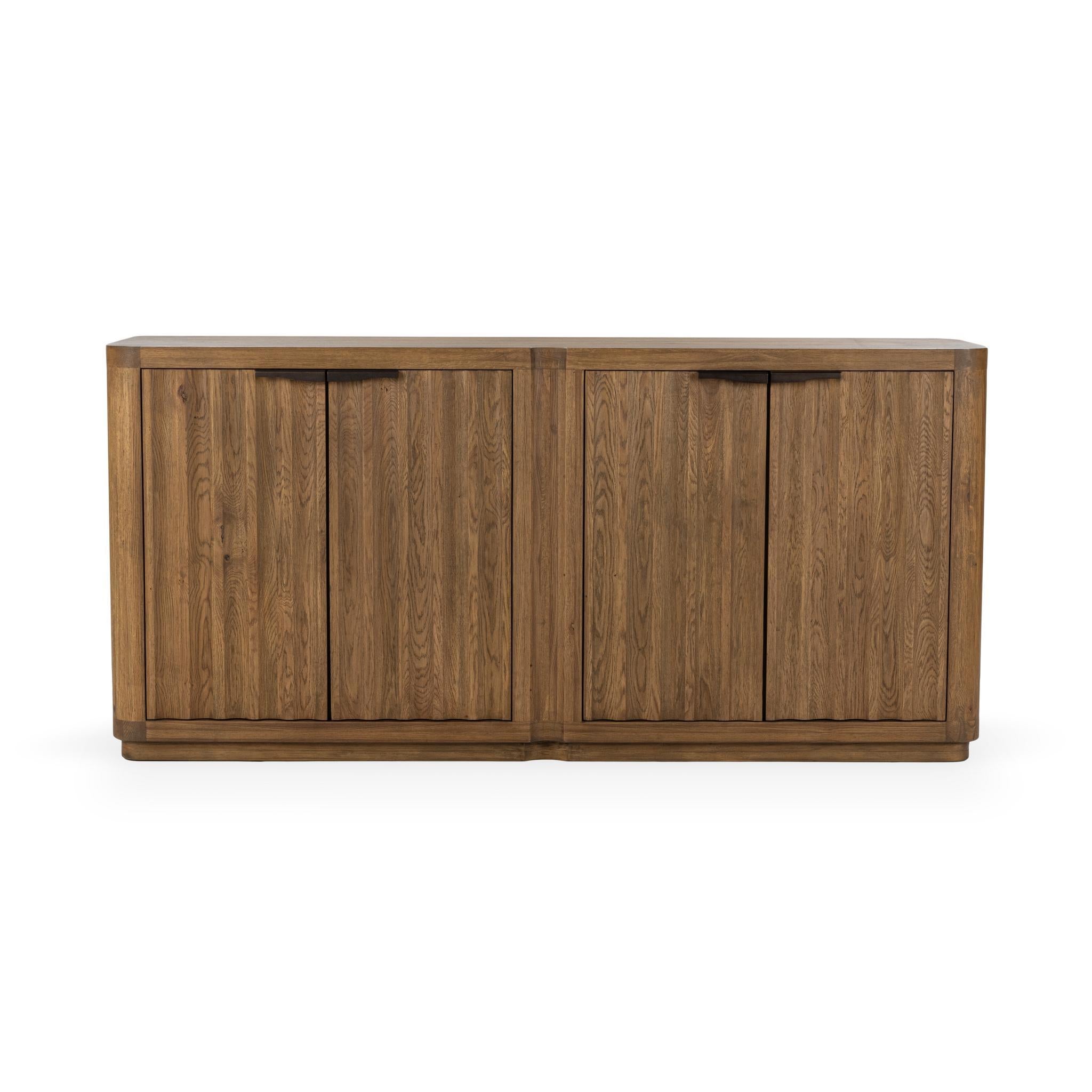 Labelle 4 Door Buffet - Tan Oak