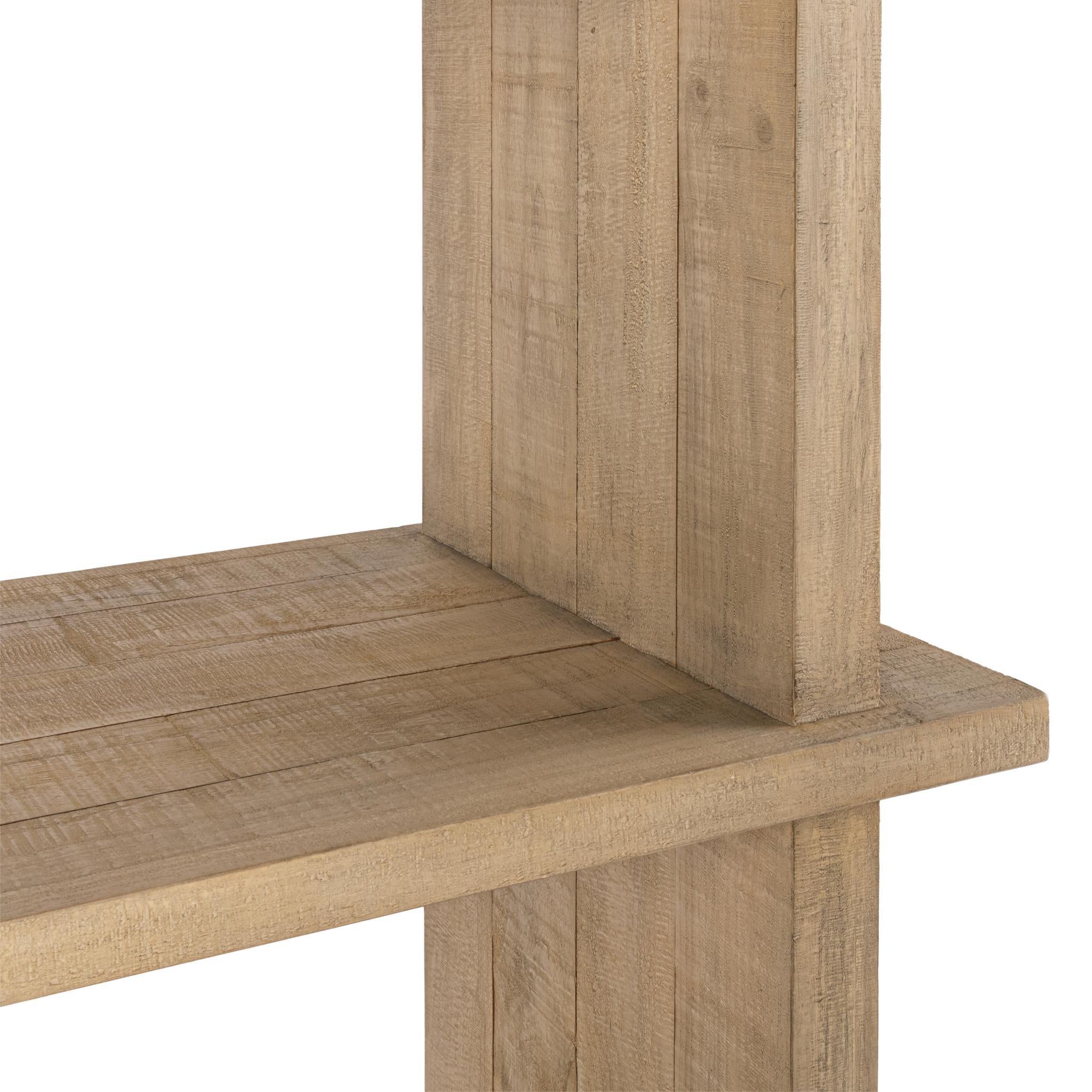 Karlla Bookshelf - Natural Clay