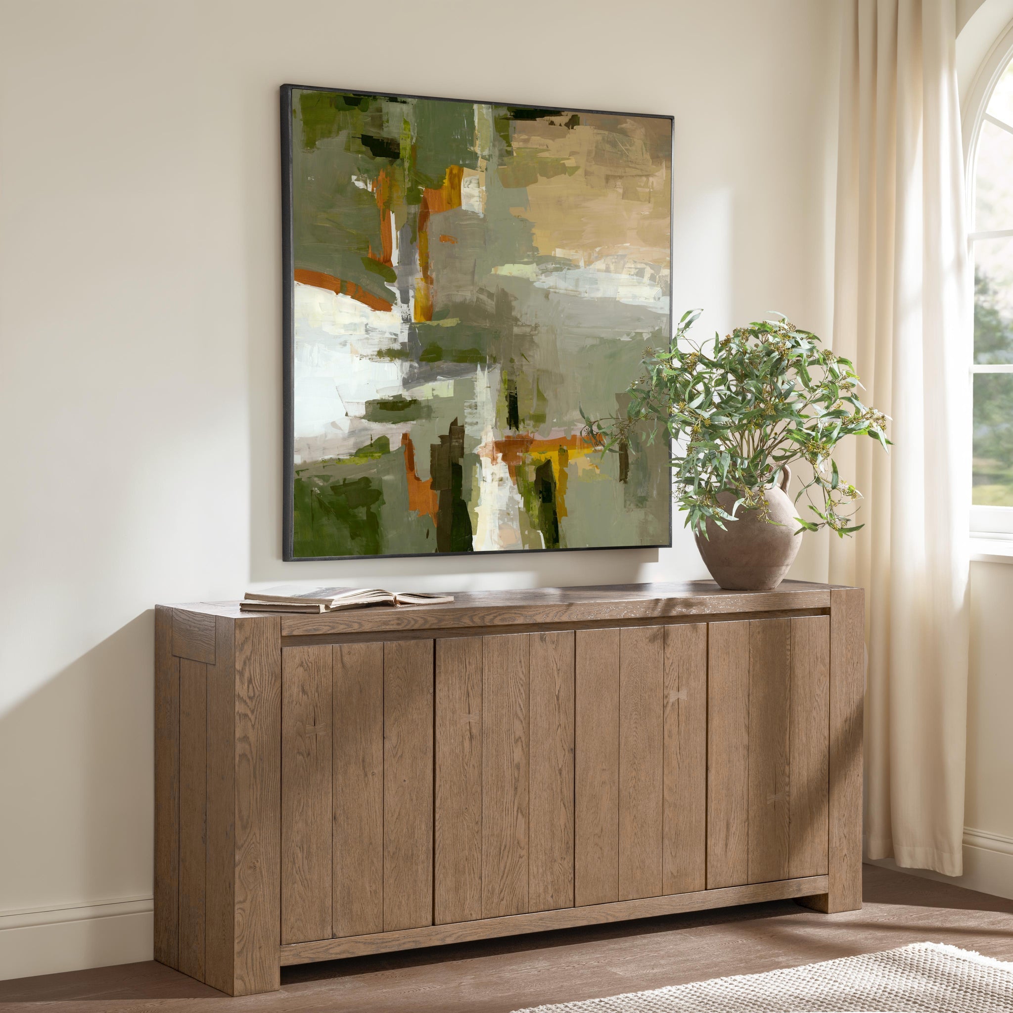 Bristol 4 Door Cabinet - Cafe Brown