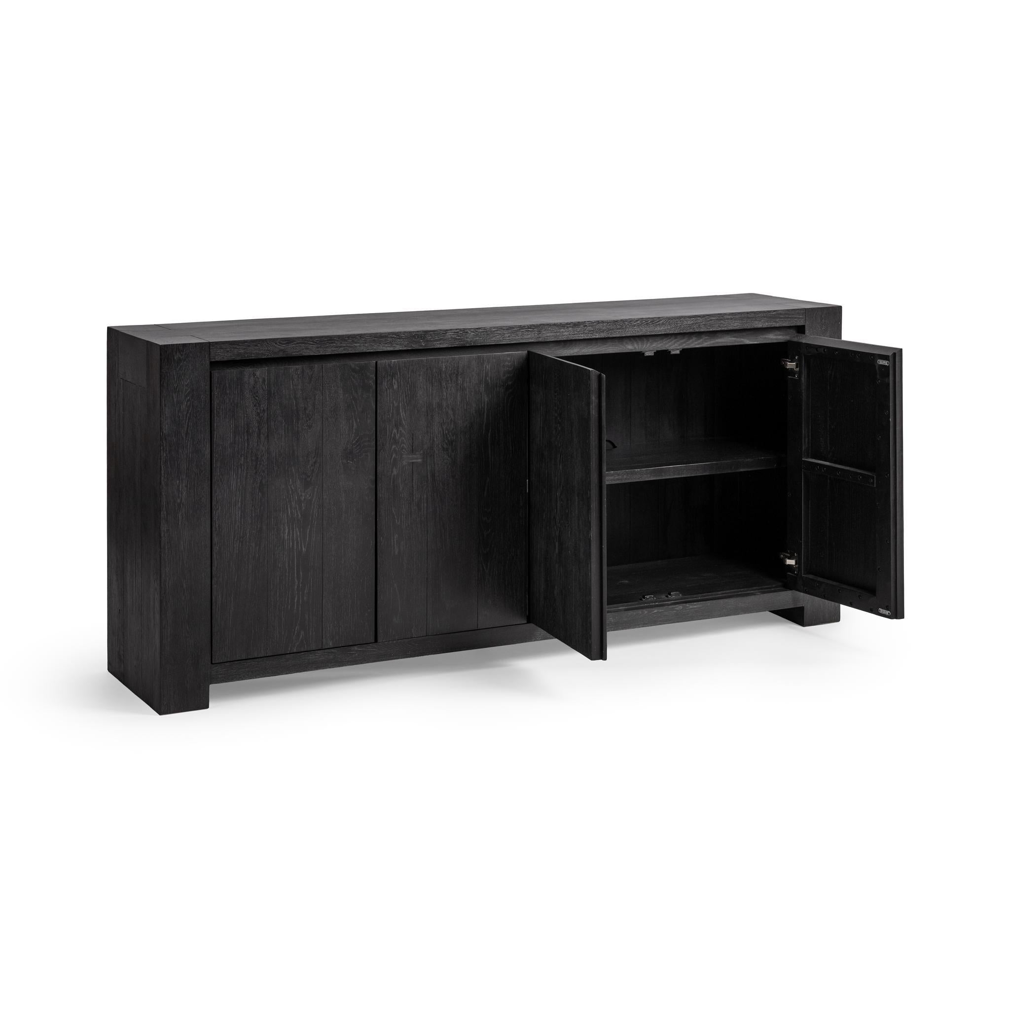 Bristol 4 Door Cabinet - Onyx Haze