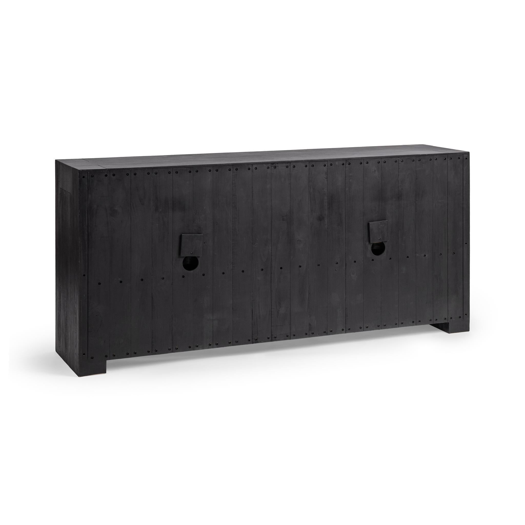 Bristol 4 Door Cabinet - Onyx Haze