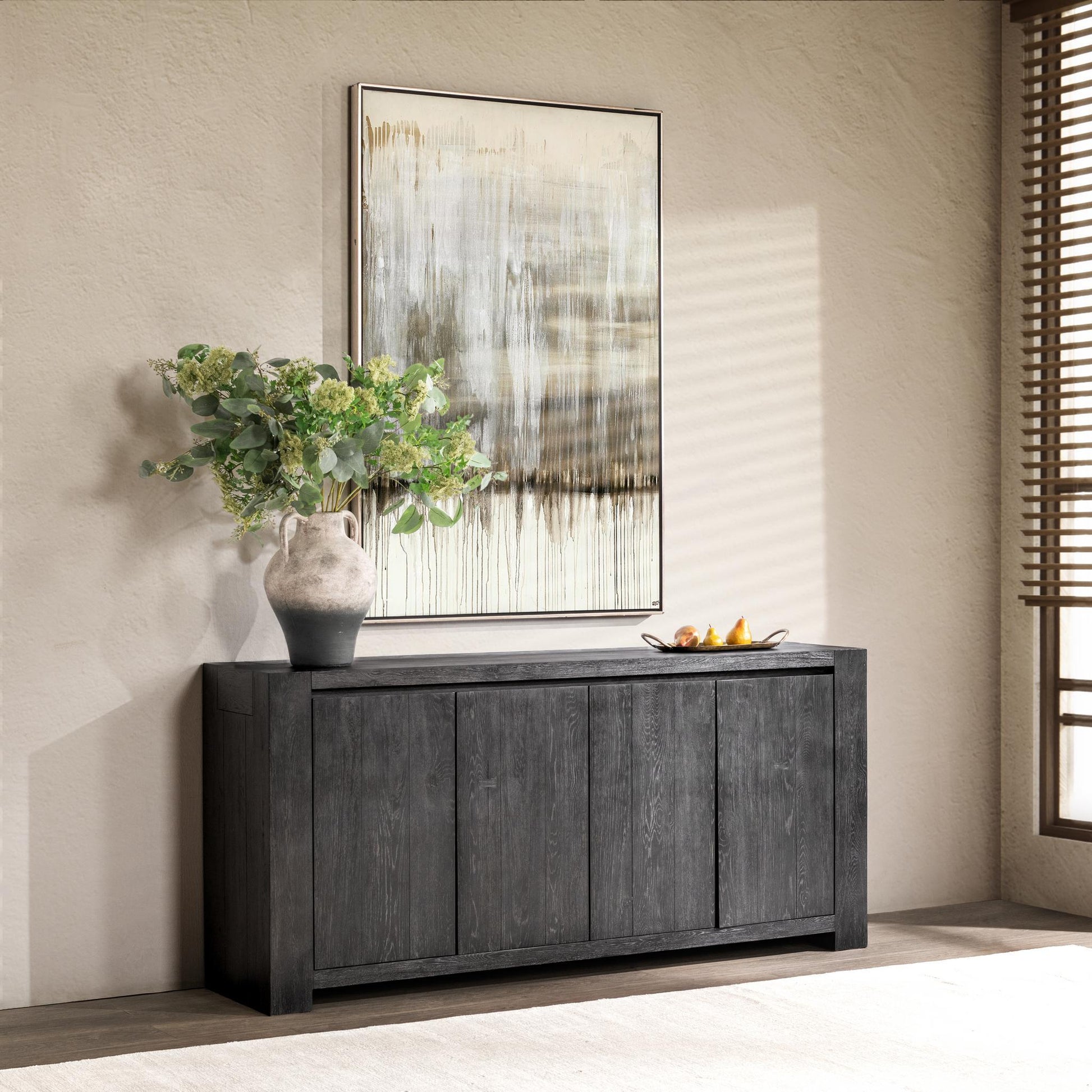 Bristol 4 Door Cabinet - Onyx Haze