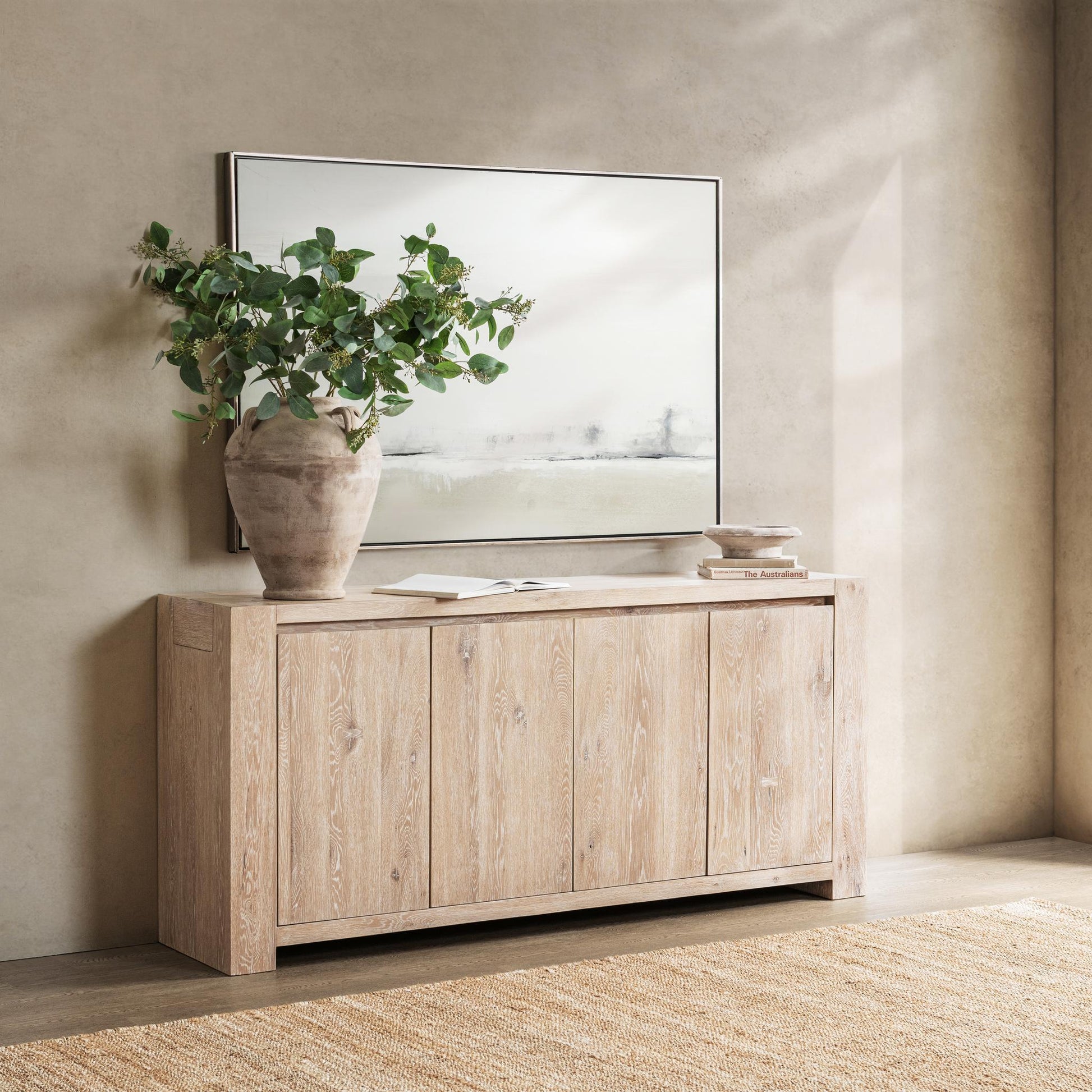 Bristol 4 Door Cabinet - Aged Cream