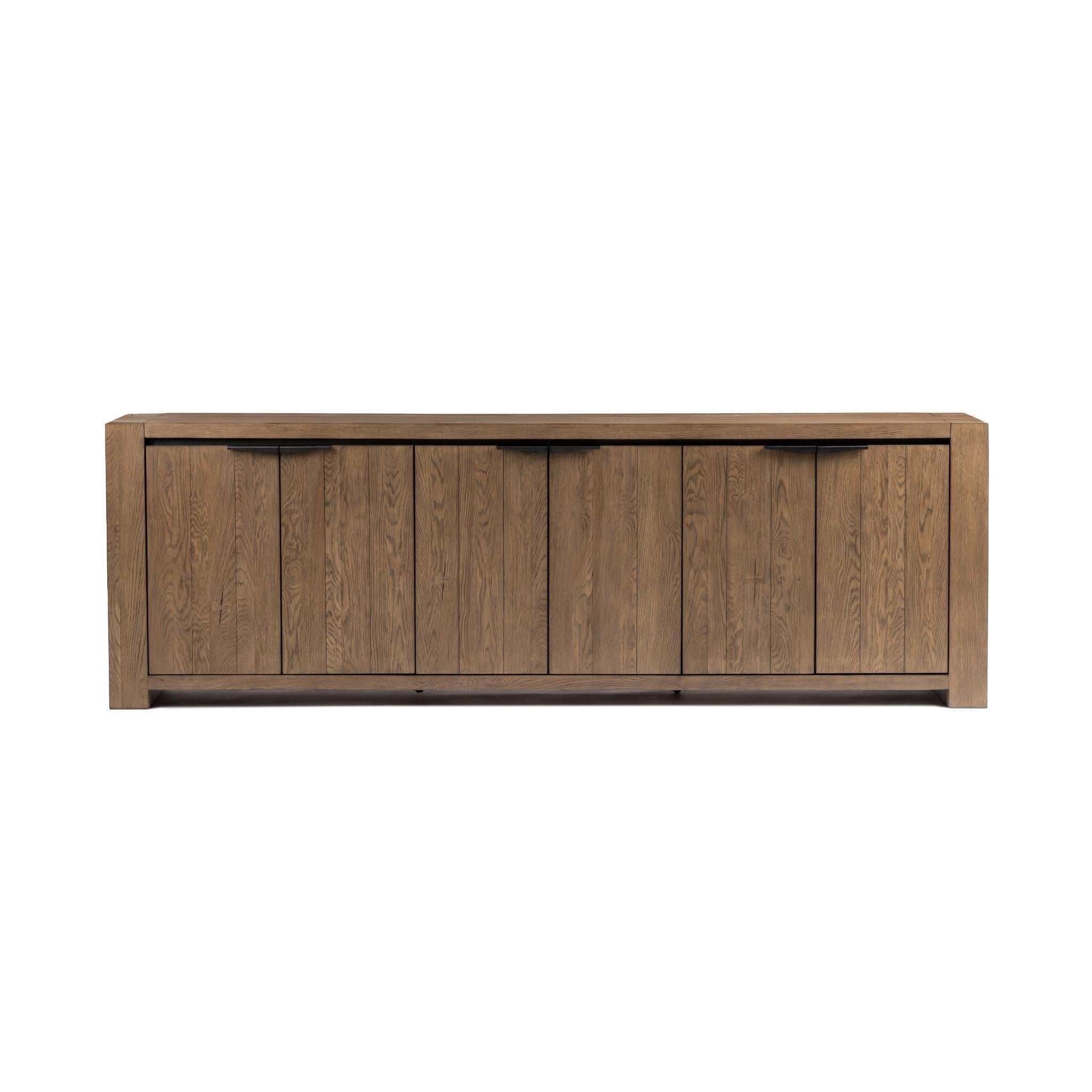 Alderson 6 Door Cabinet - Cafe Brown