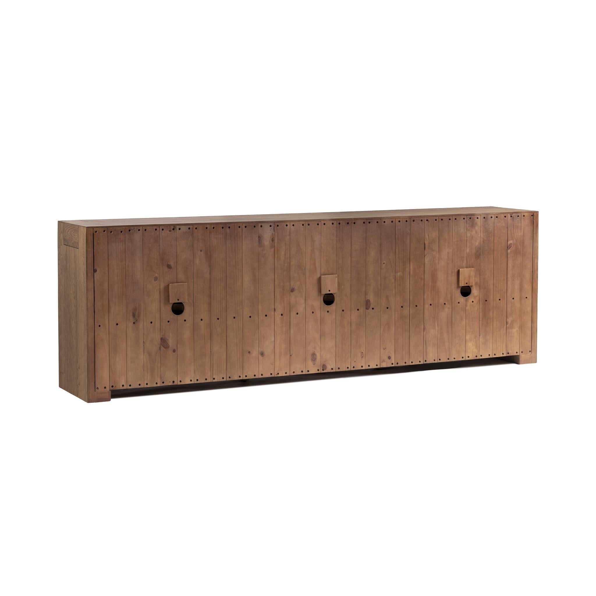 Alderson 6 Door Cabinet - Cafe Brown