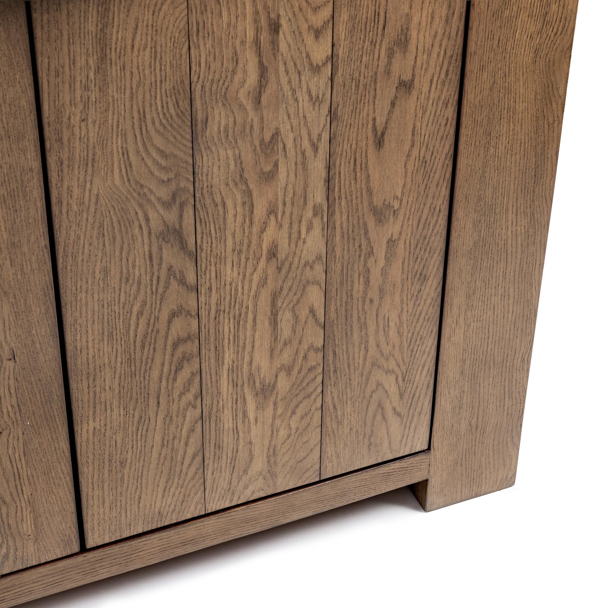 Alderson 6 Door Cabinet - Cafe Brown