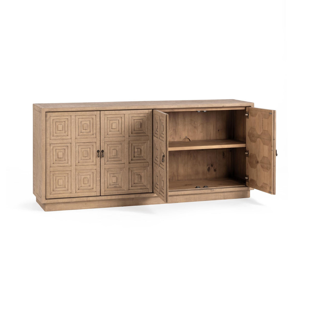 Carmona Cabinet - Oat Veil / 4 Door by Classic Home - view 3