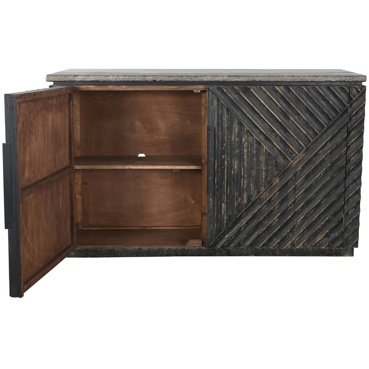 Ellington Solid Wood 2Dr Cabinet