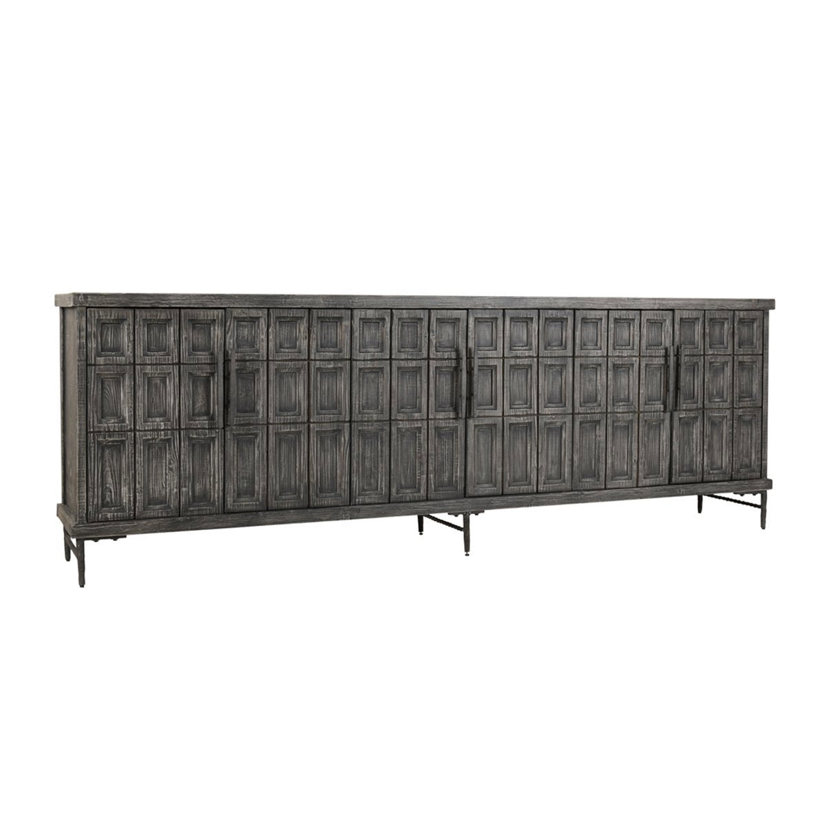 Willmark 6 Door Cabinet - Timeworn Black