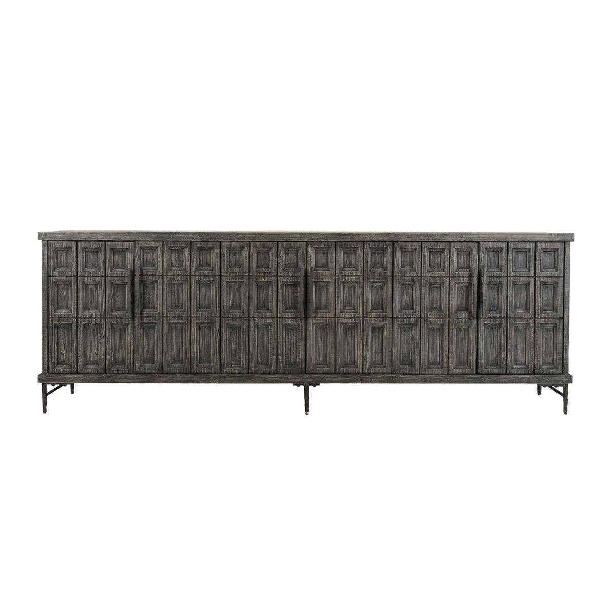 Willmark 6 Door Cabinet - Timeworn Black