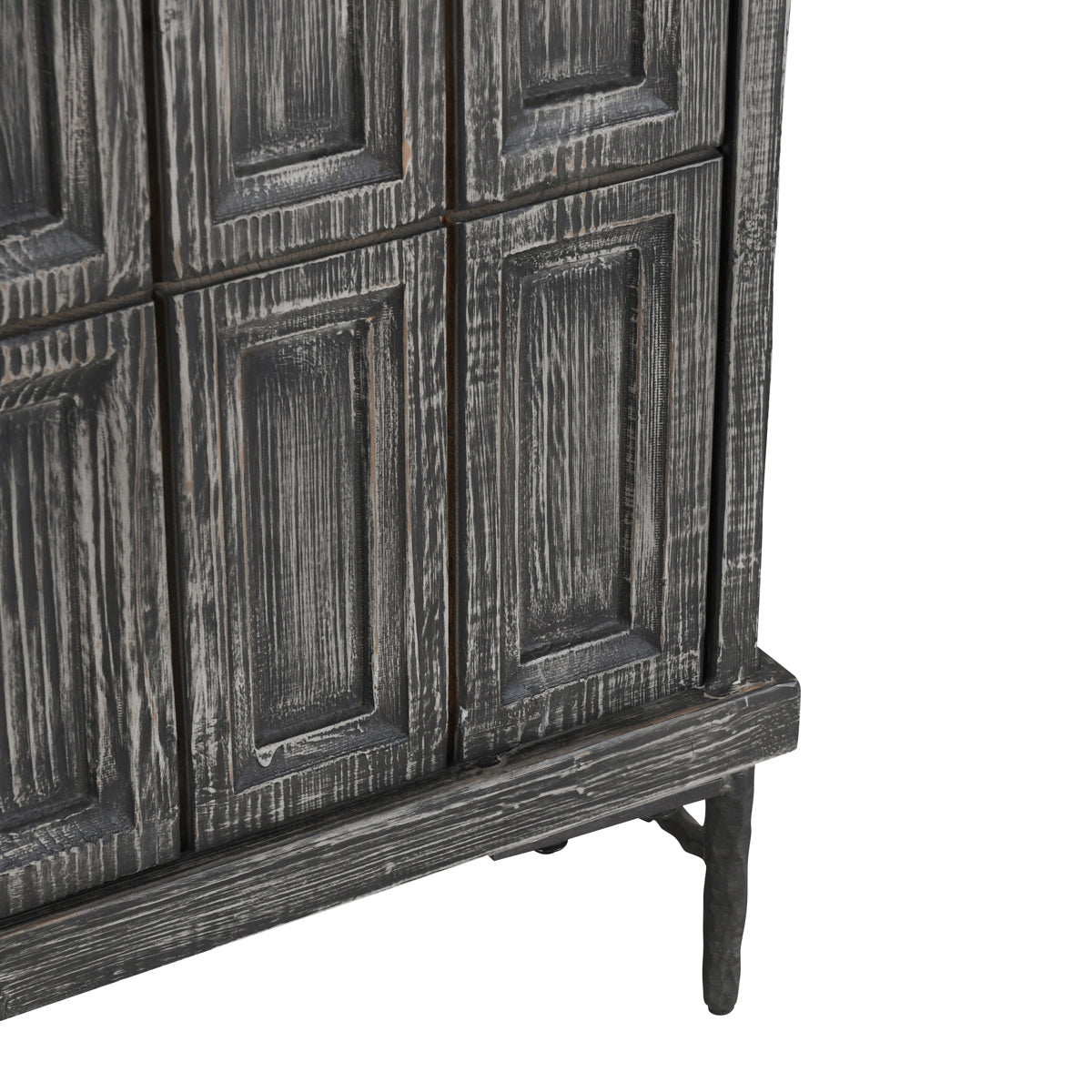 Willmark 6 Door Cabinet - Timeworn Black