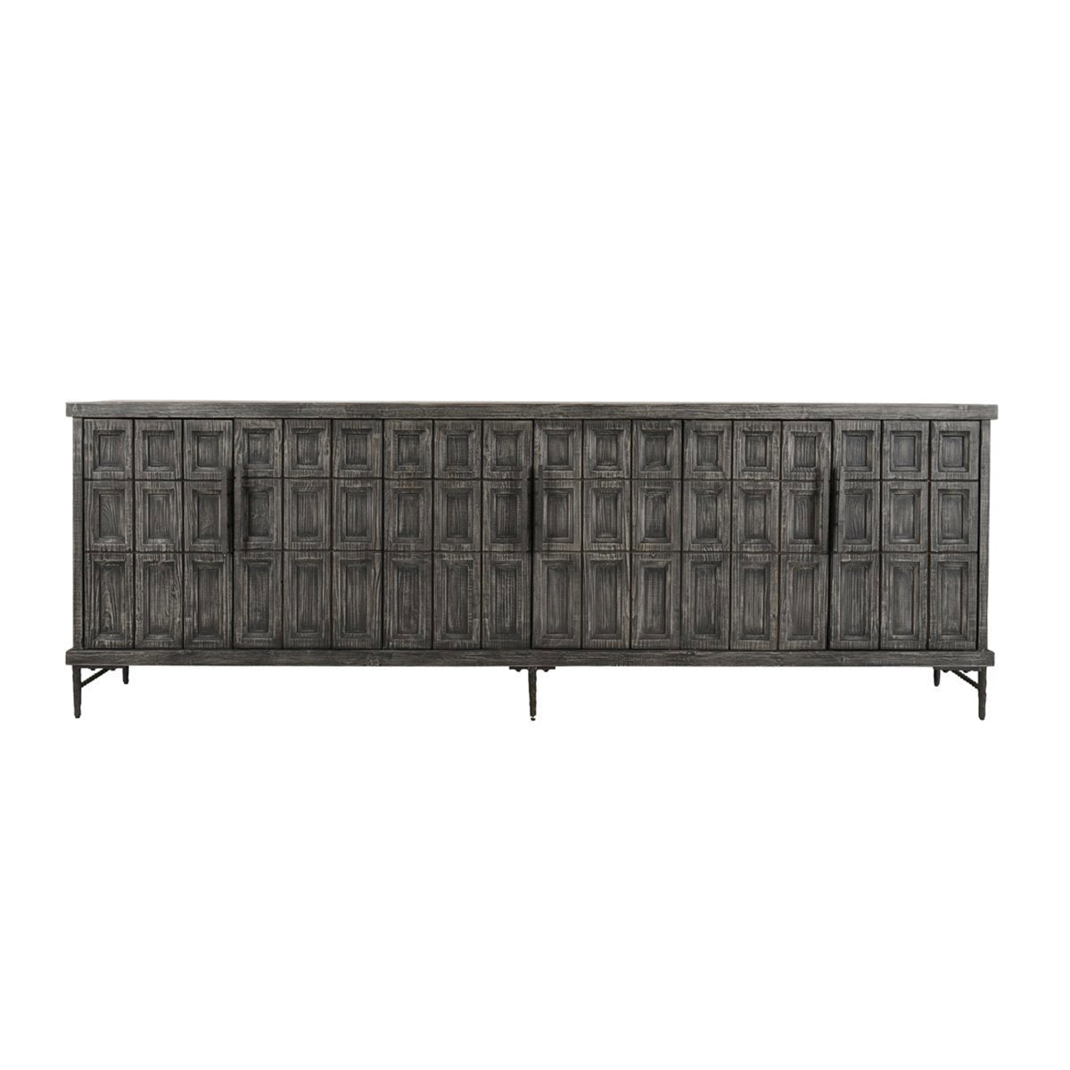 Mark Reclaimed Wood 6-Door Sideboard Cabinet 106"