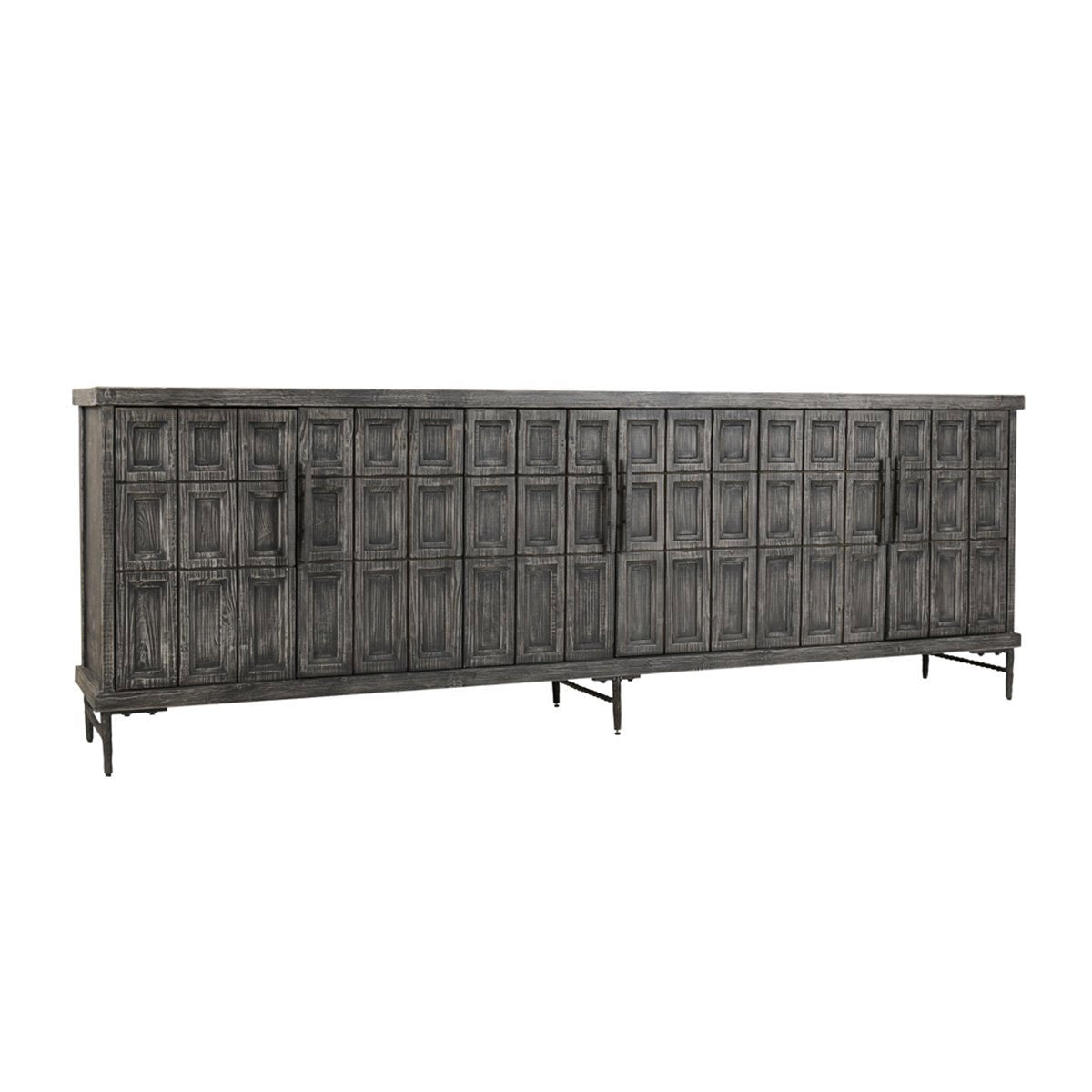 Mark Reclaimed Wood 6-Door Sideboard Cabinet 106"