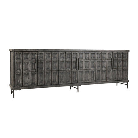 Mark Reclaimed Wood 6-Door Sideboard Cabinet 106"