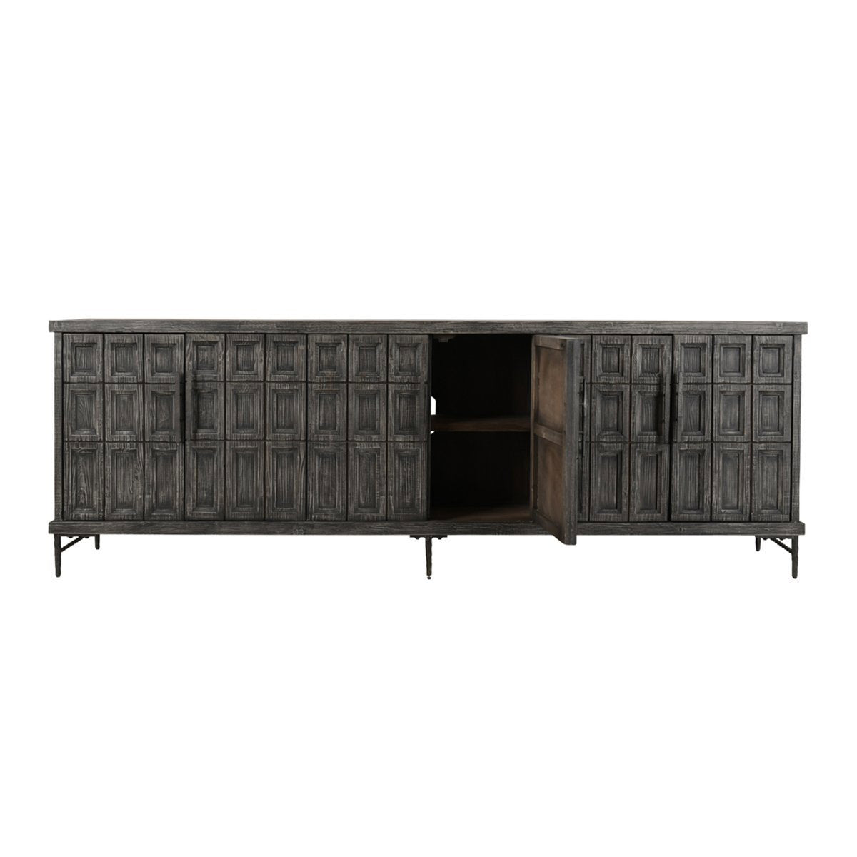 Mark Reclaimed Wood 6-Door Sideboard Cabinet 106"