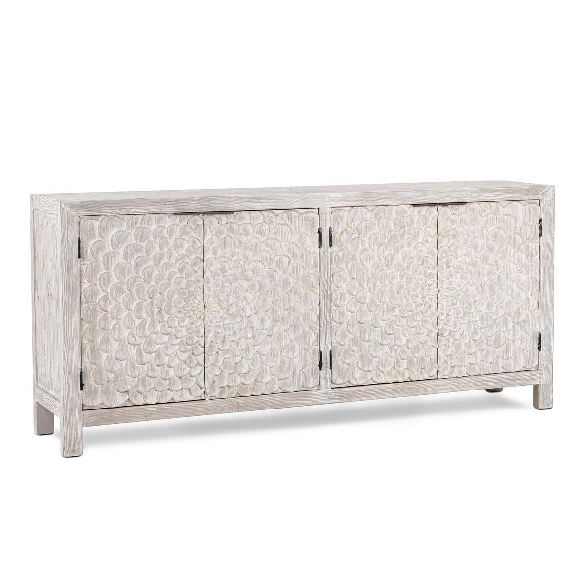 Astrid 4 Door Cabinet - Vintage Cream