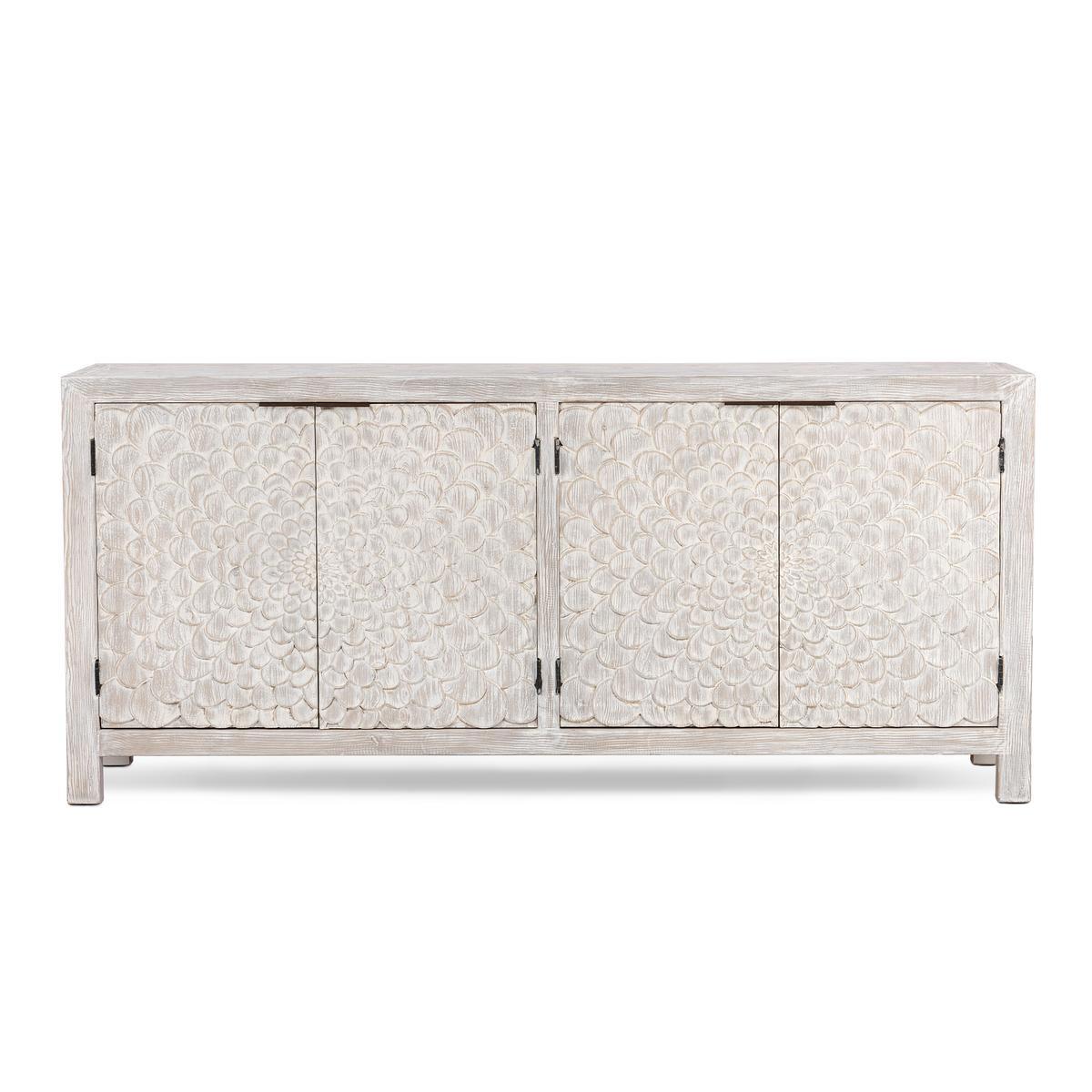 Astrid 4 Door Cabinet - Vintage Cream