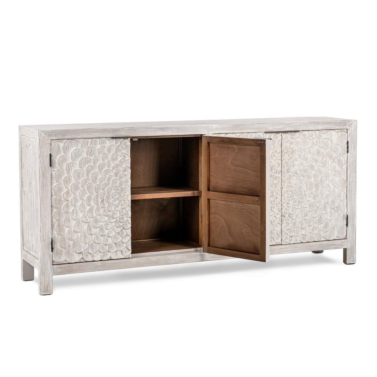 Astrid 4 Door Cabinet - Vintage Cream