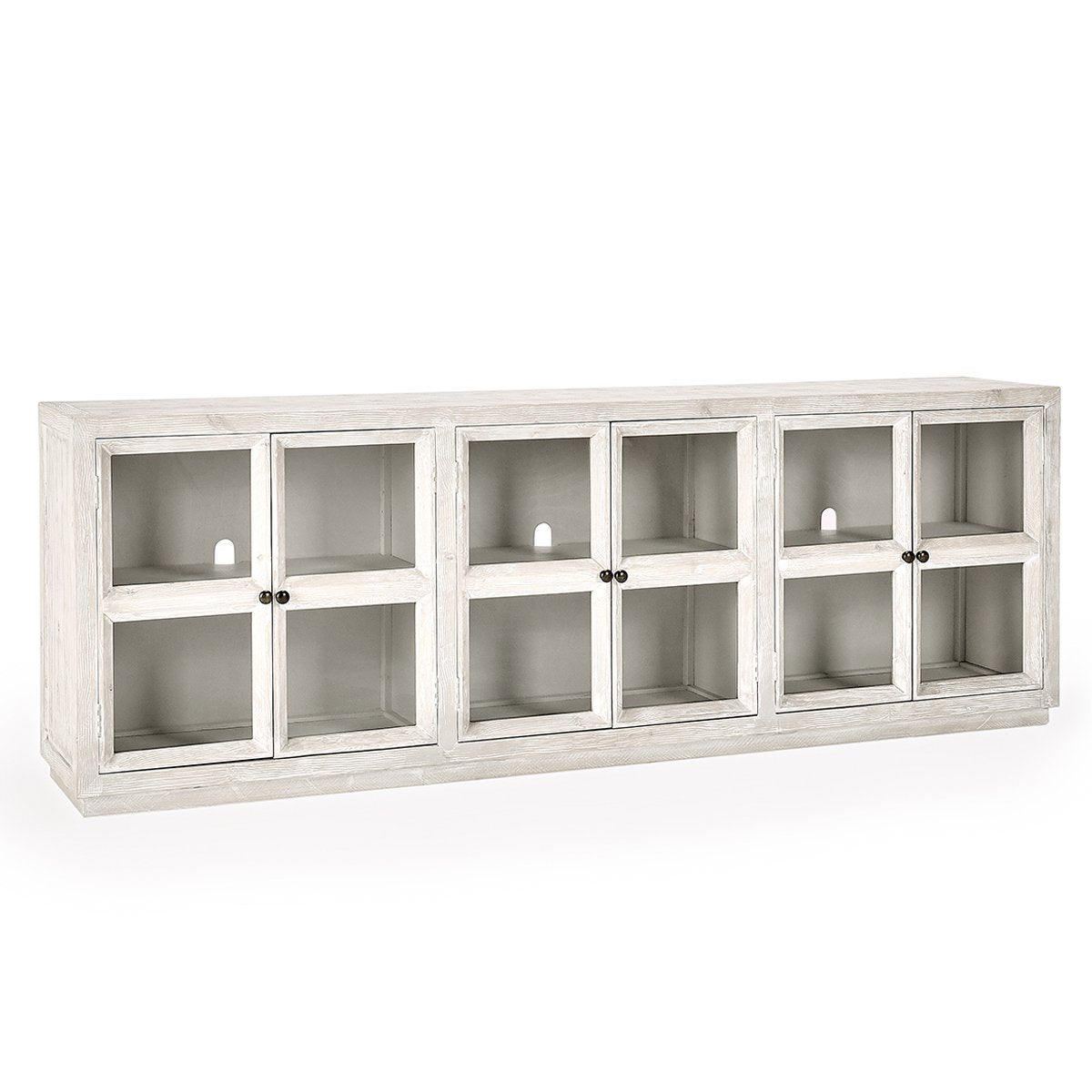 Selma 6 Door Cabinet - Timeworn Cream