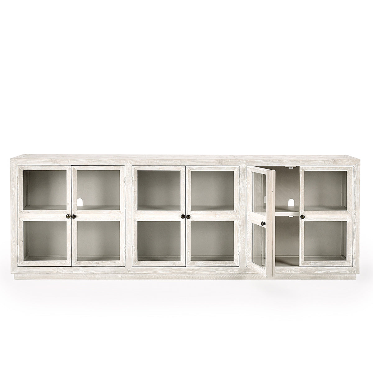 Selma 6 Door Cabinet - Timeworn Cream