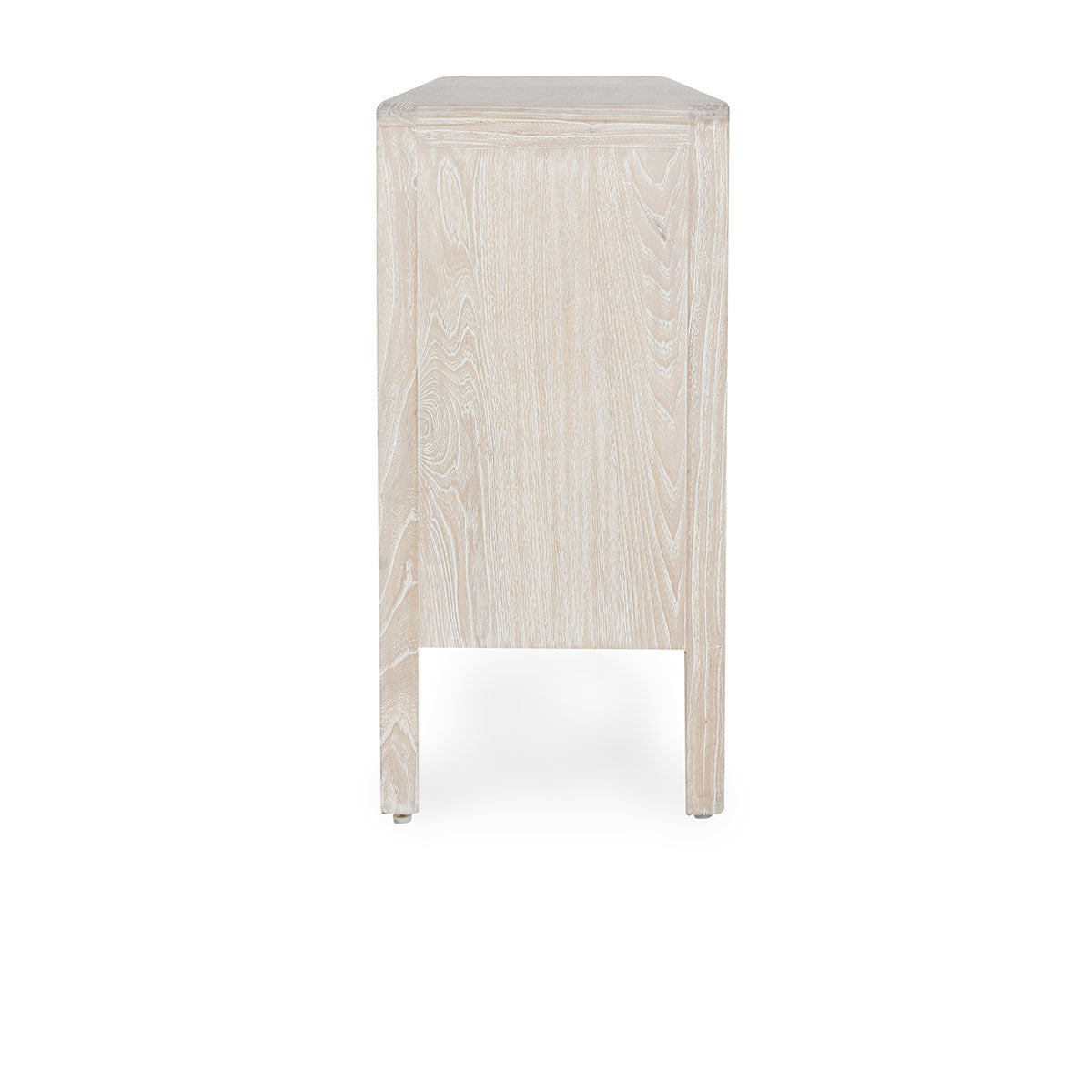 Elodie Solid Wood 4Dr Cabinet - Beige-Natural