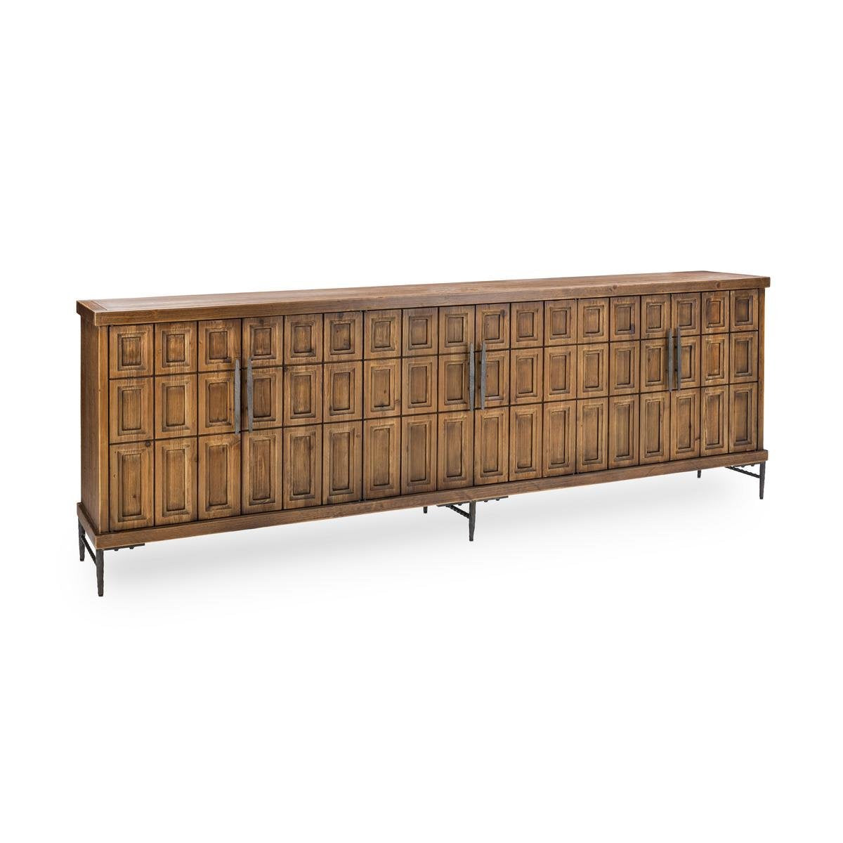 Willmark 6 Door Cabinet - Timeworn Black