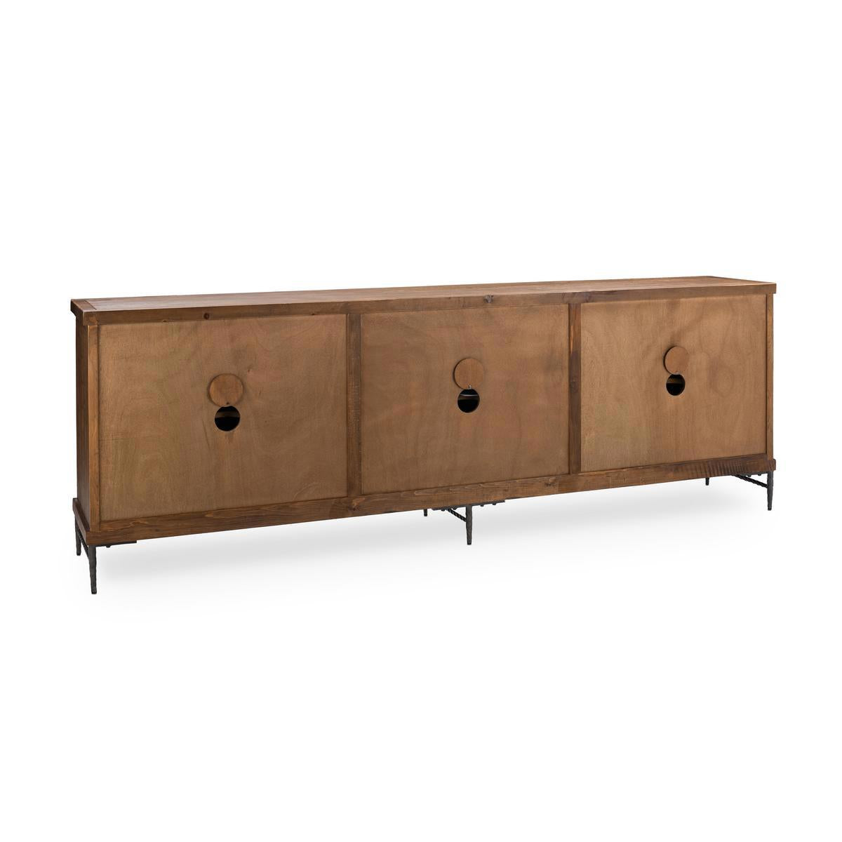 Willmark 6 Door Cabinet - Timeworn Black