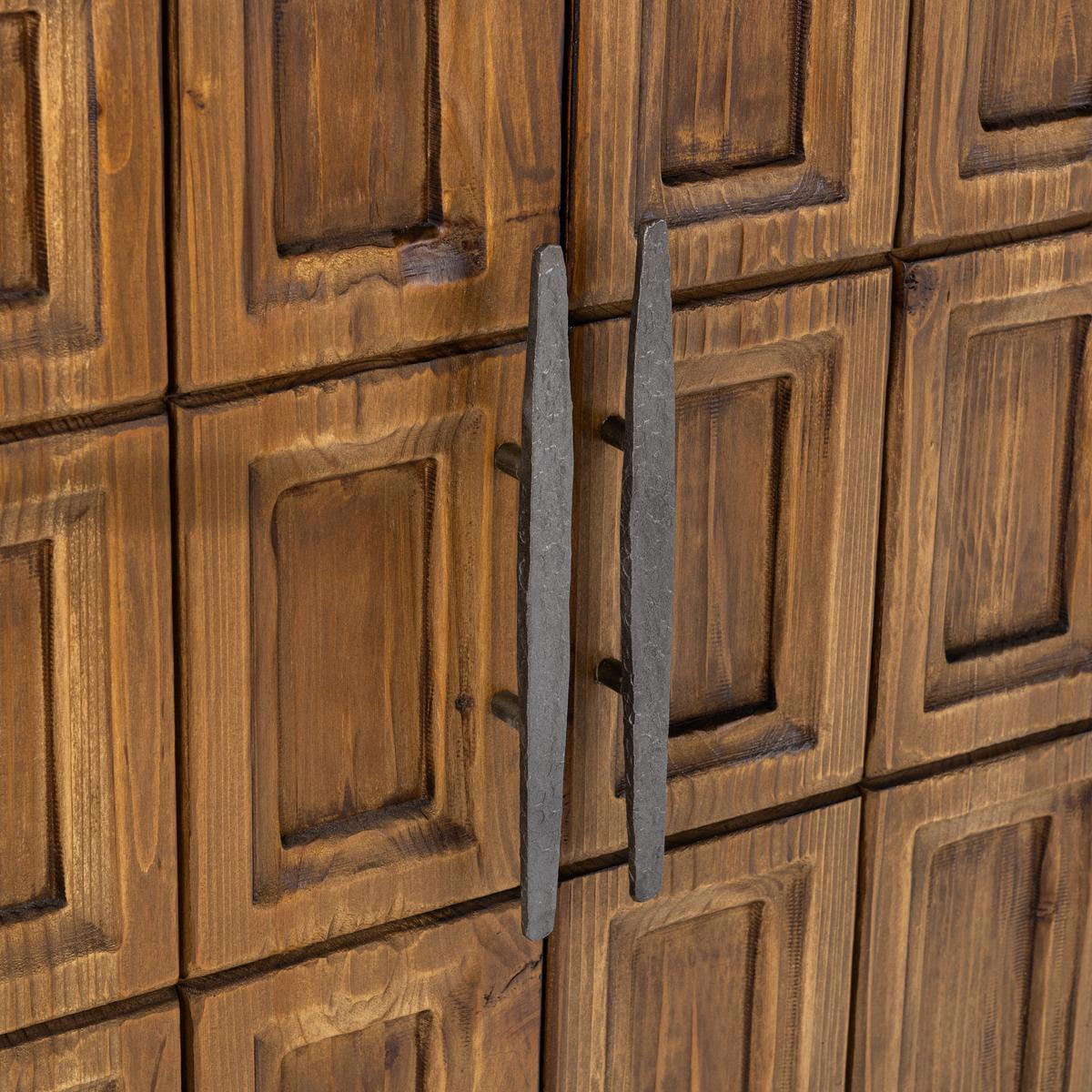 Willmark 6 Door Cabinet - Timeworn Black