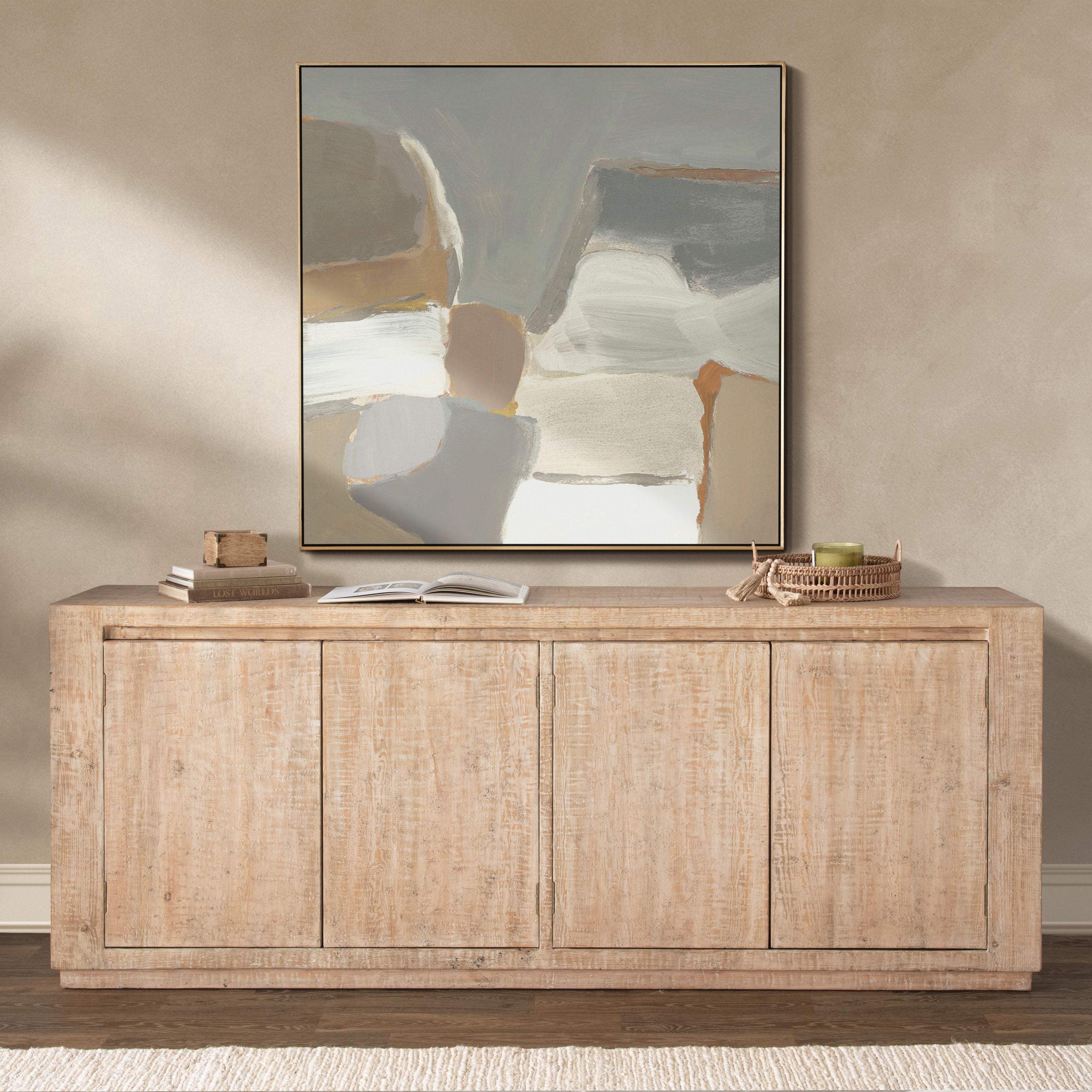 Wolden 4 Door Buffet - Antique Beige