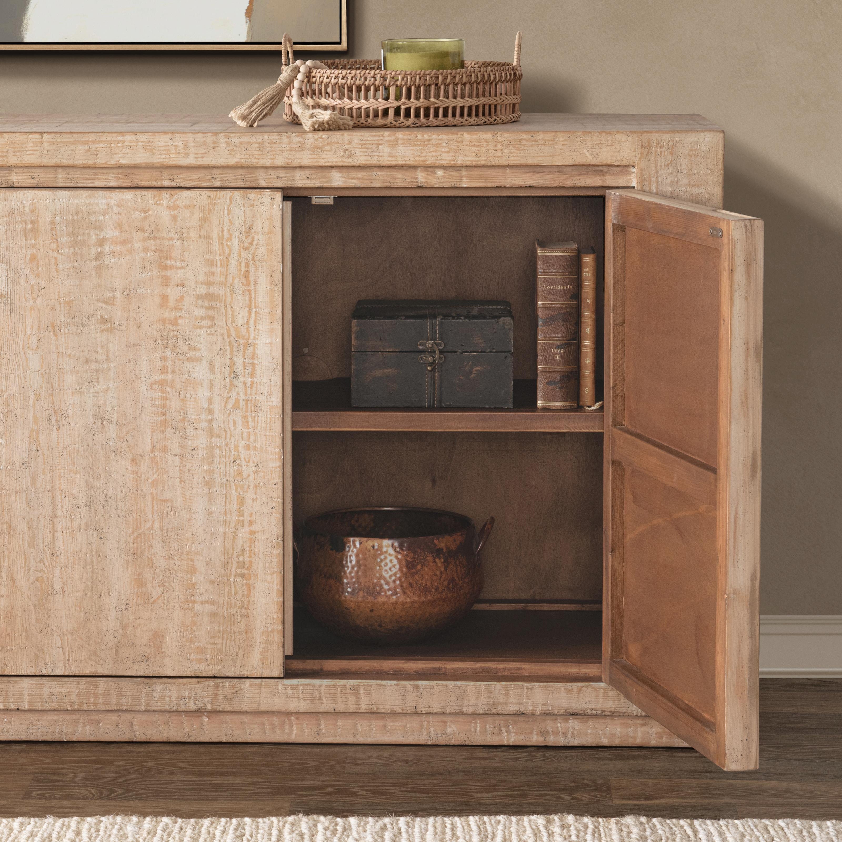 Wolden 4 Door Buffet - Antique Beige