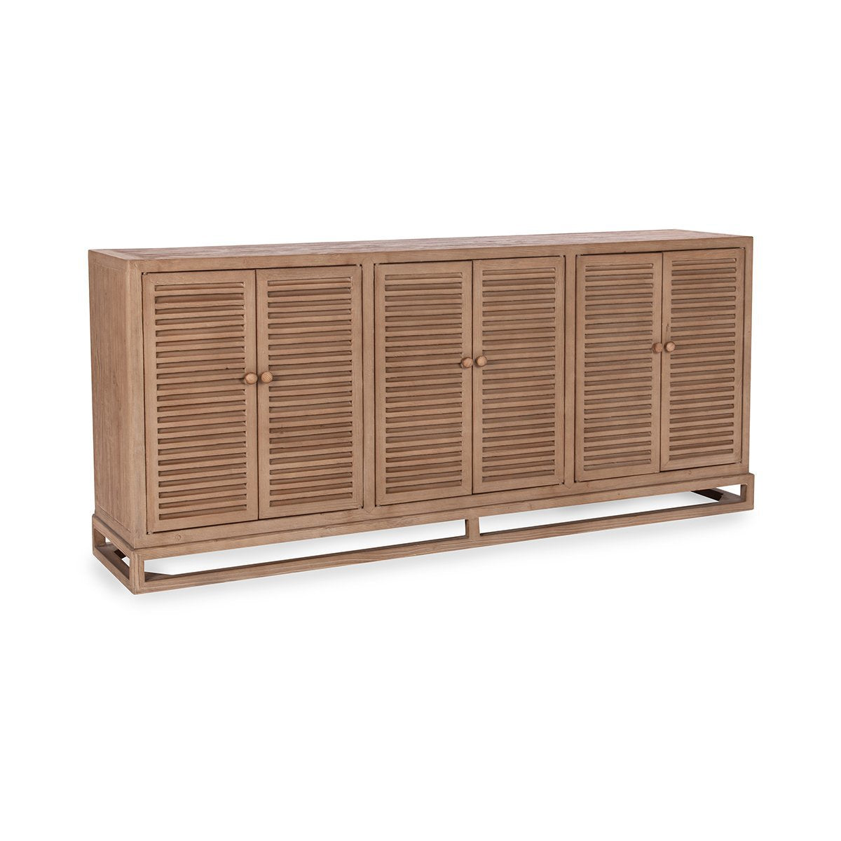 Jolen 6 Door Buffet - Distressed Brown