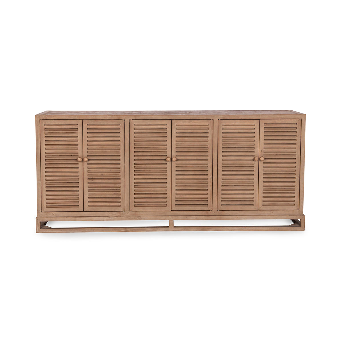 Jolen 6 Door Buffet - Distressed Brown