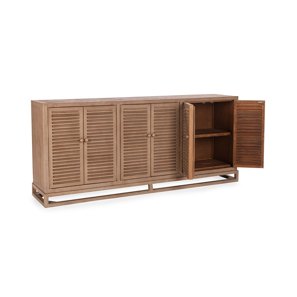 Jolen 6 Door Buffet - Distressed Brown