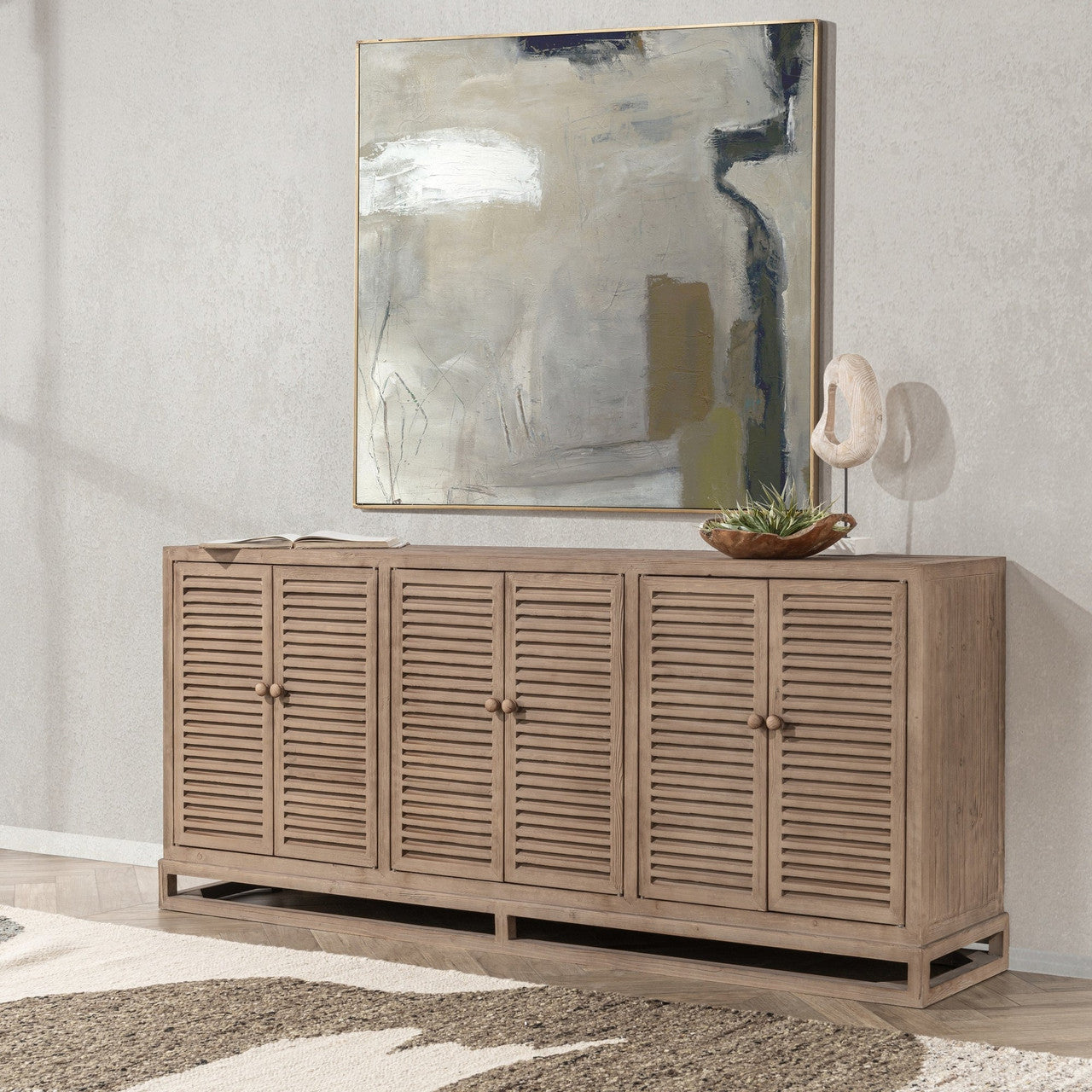 Jolen Solid Wood 6Dr Buffet