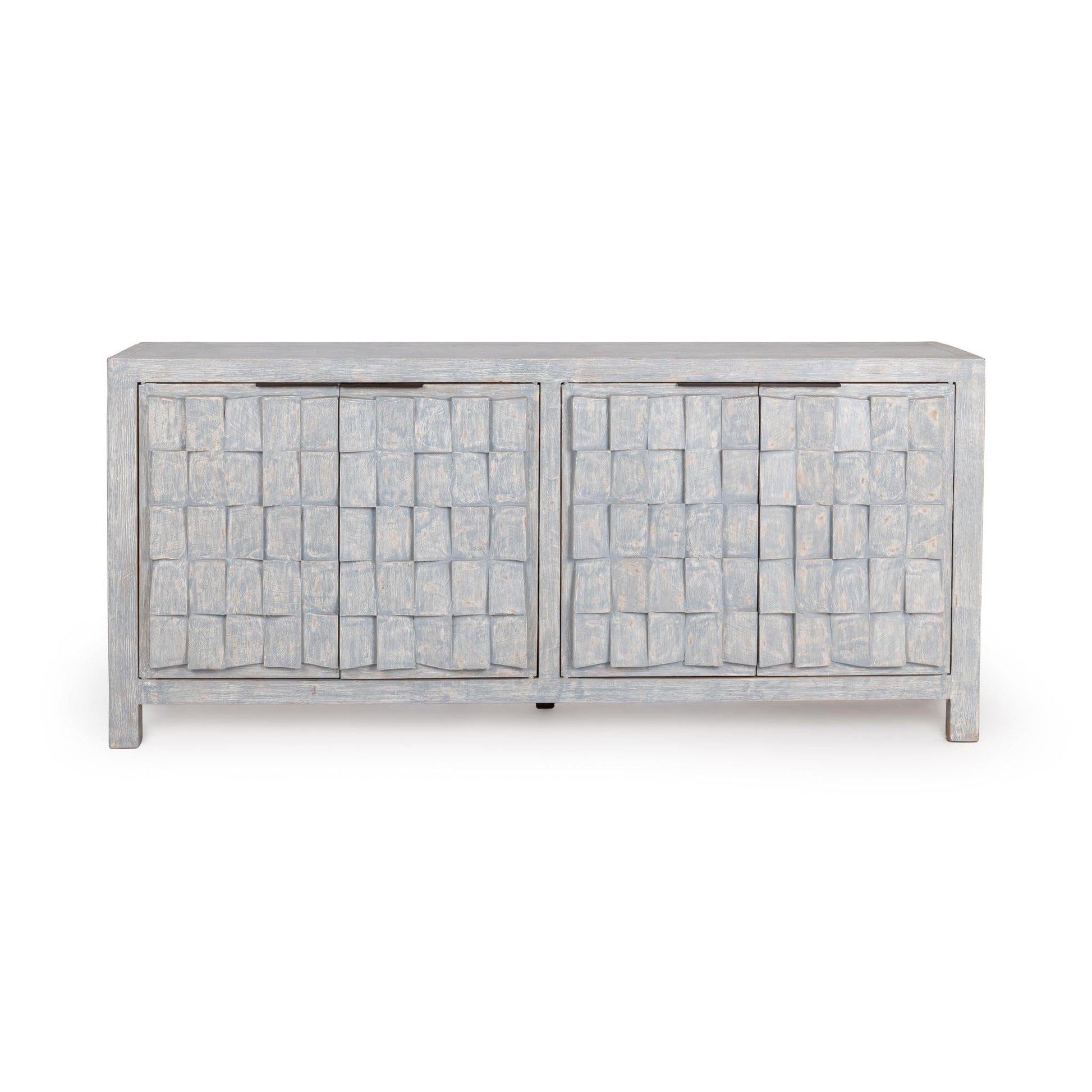 Gama 4 Door Cabinet - Blue Washed