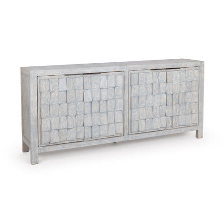 Gama 4 Door Cabinet - Blue Washed