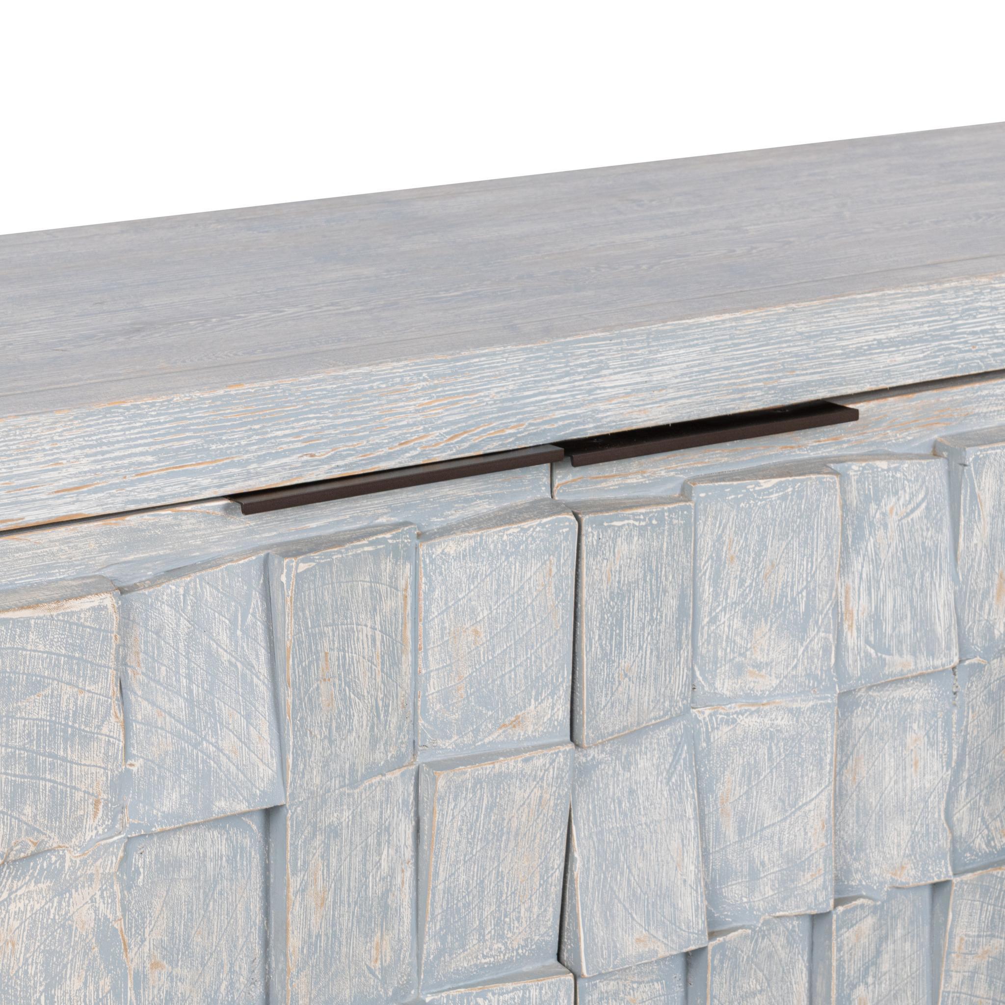 Gama 4 Door Cabinet - Blue Washed