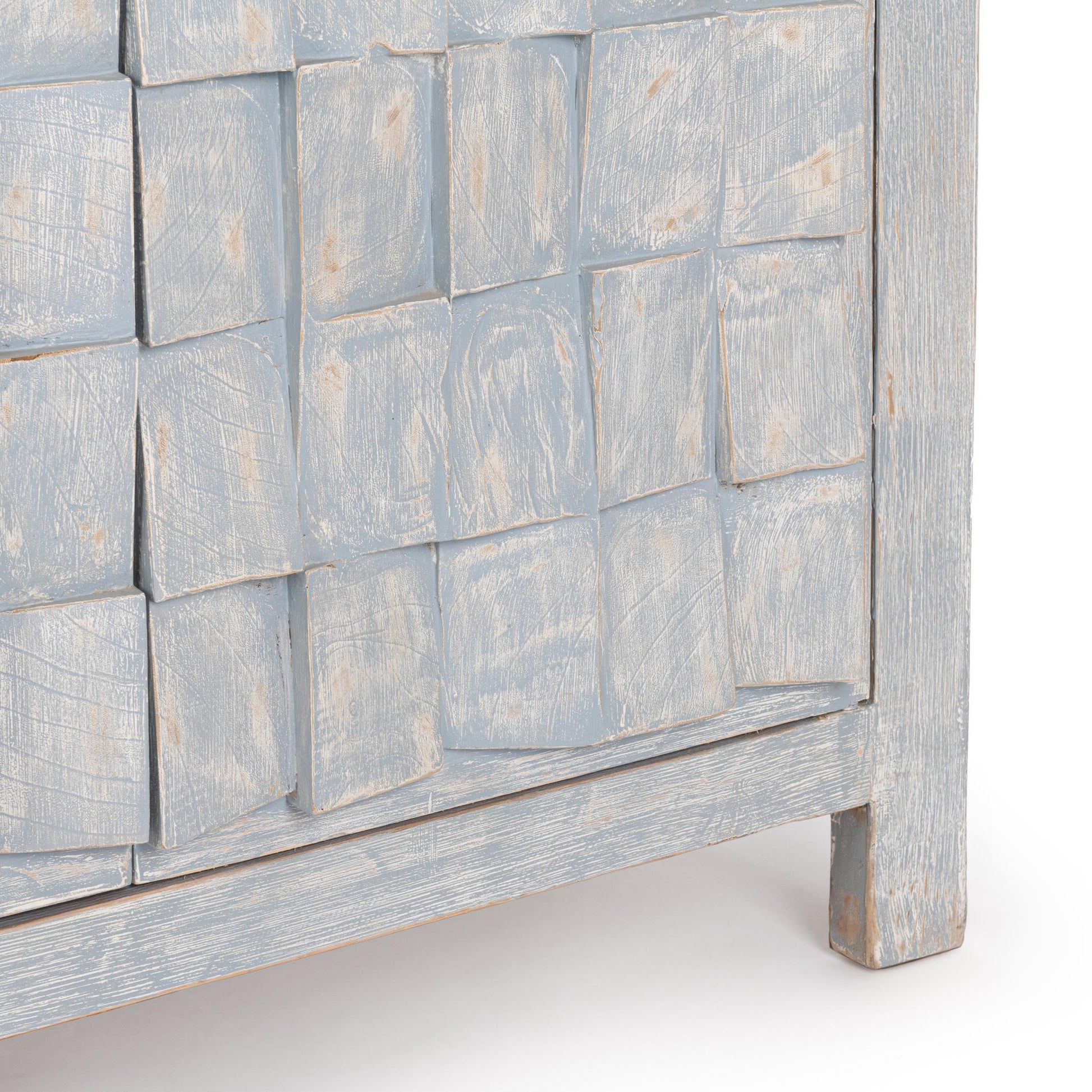 Gama 4 Door Cabinet - Blue Washed