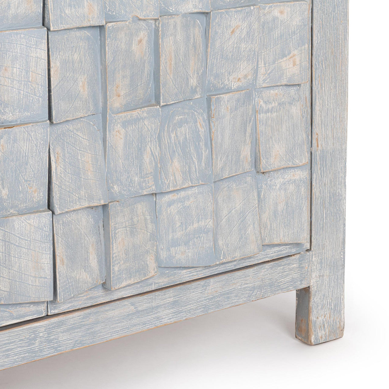 Gama 4 Door Cabinet - Blue Washed