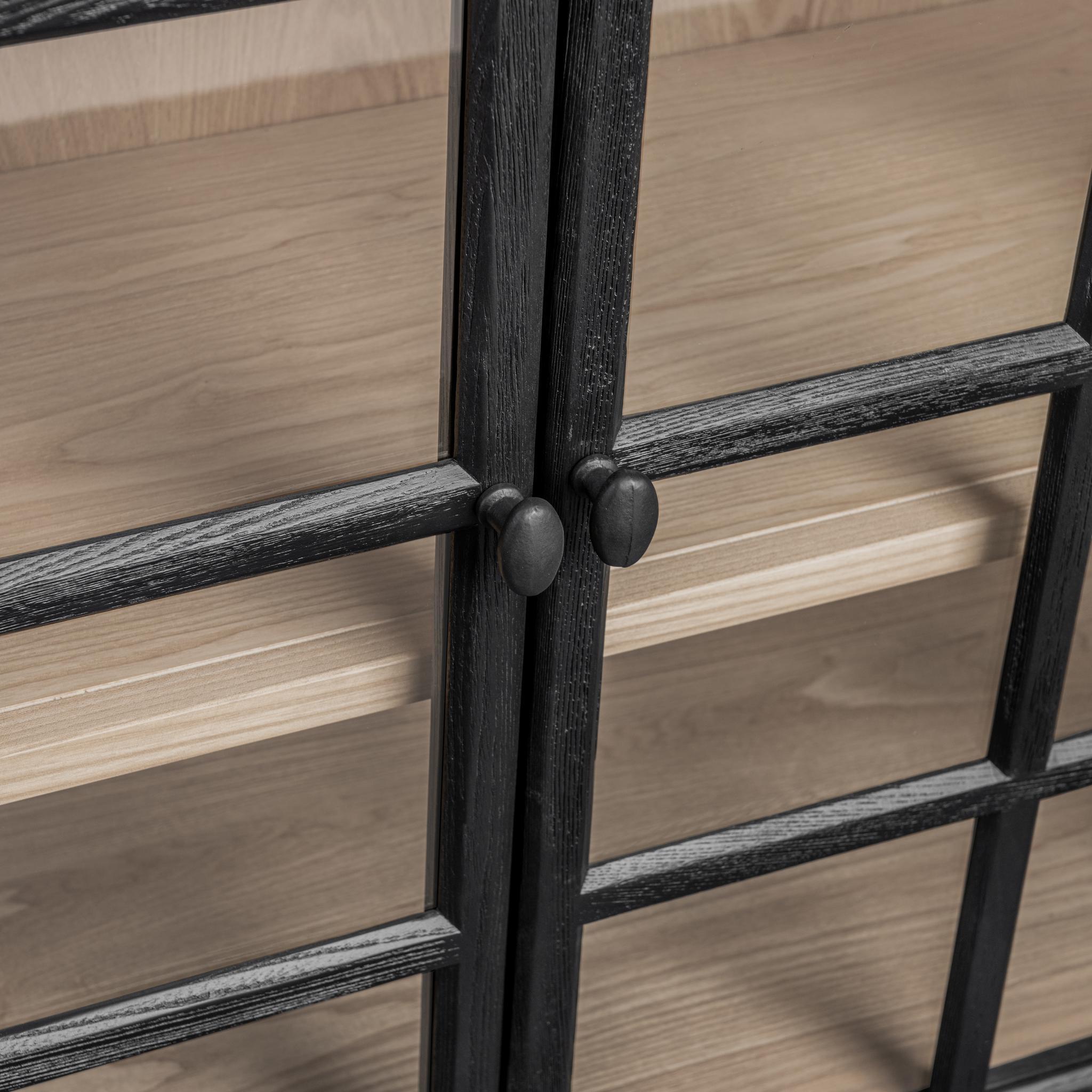 Maison 4 Door Cabinet - Loft Black