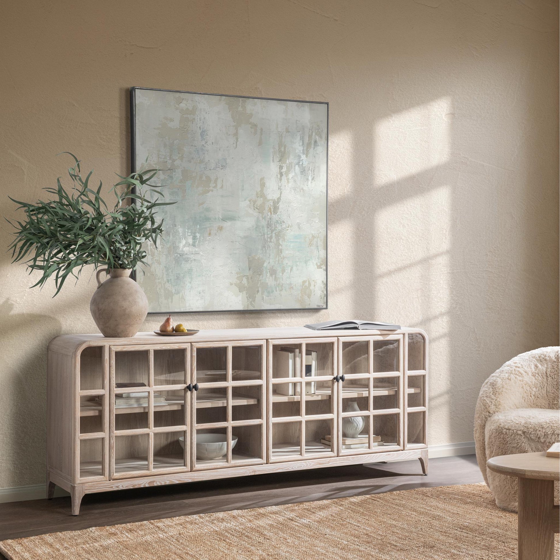 Maison 4 Door Cabinet - Coastal Drift
