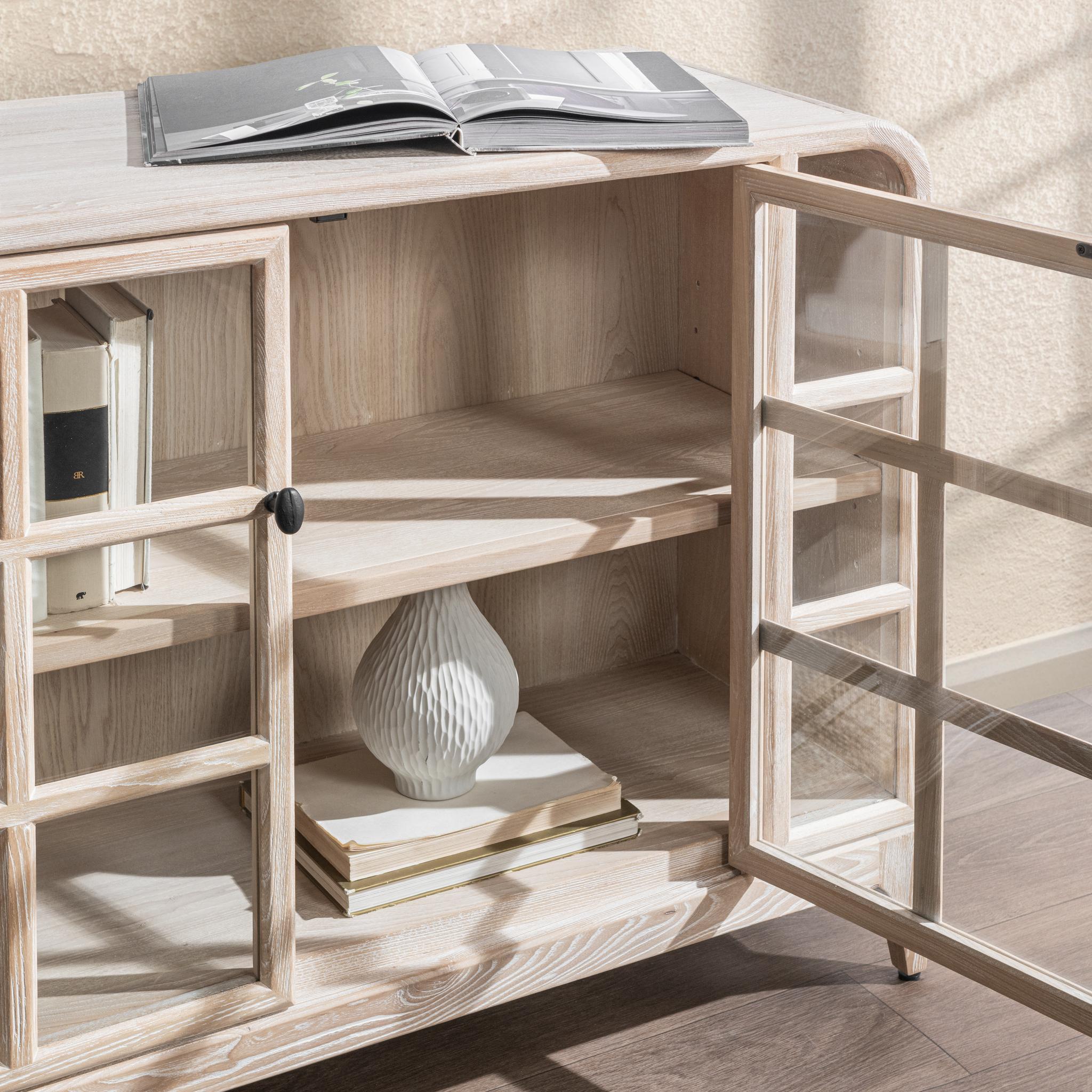 Maison 4 Door Cabinet - Coastal Drift