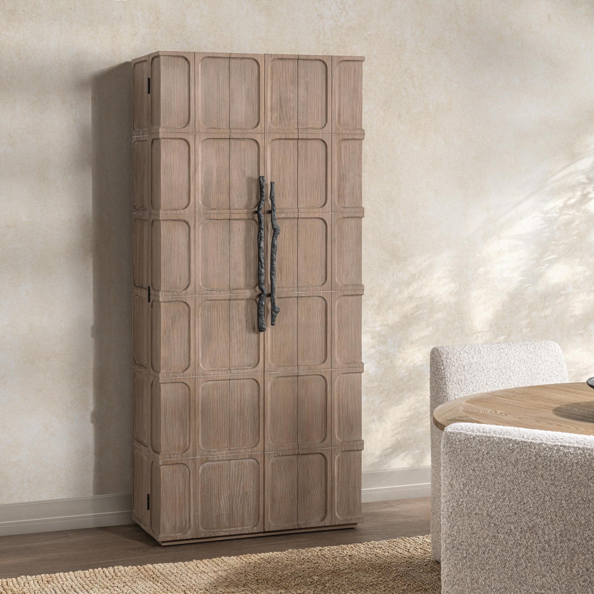 Corin Tall Cabinet - Pacific Sand