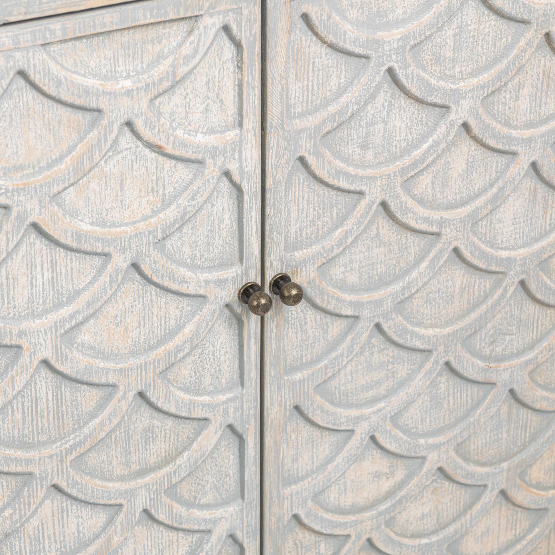 Malibu 8 Door Cabinet - Blue Washed