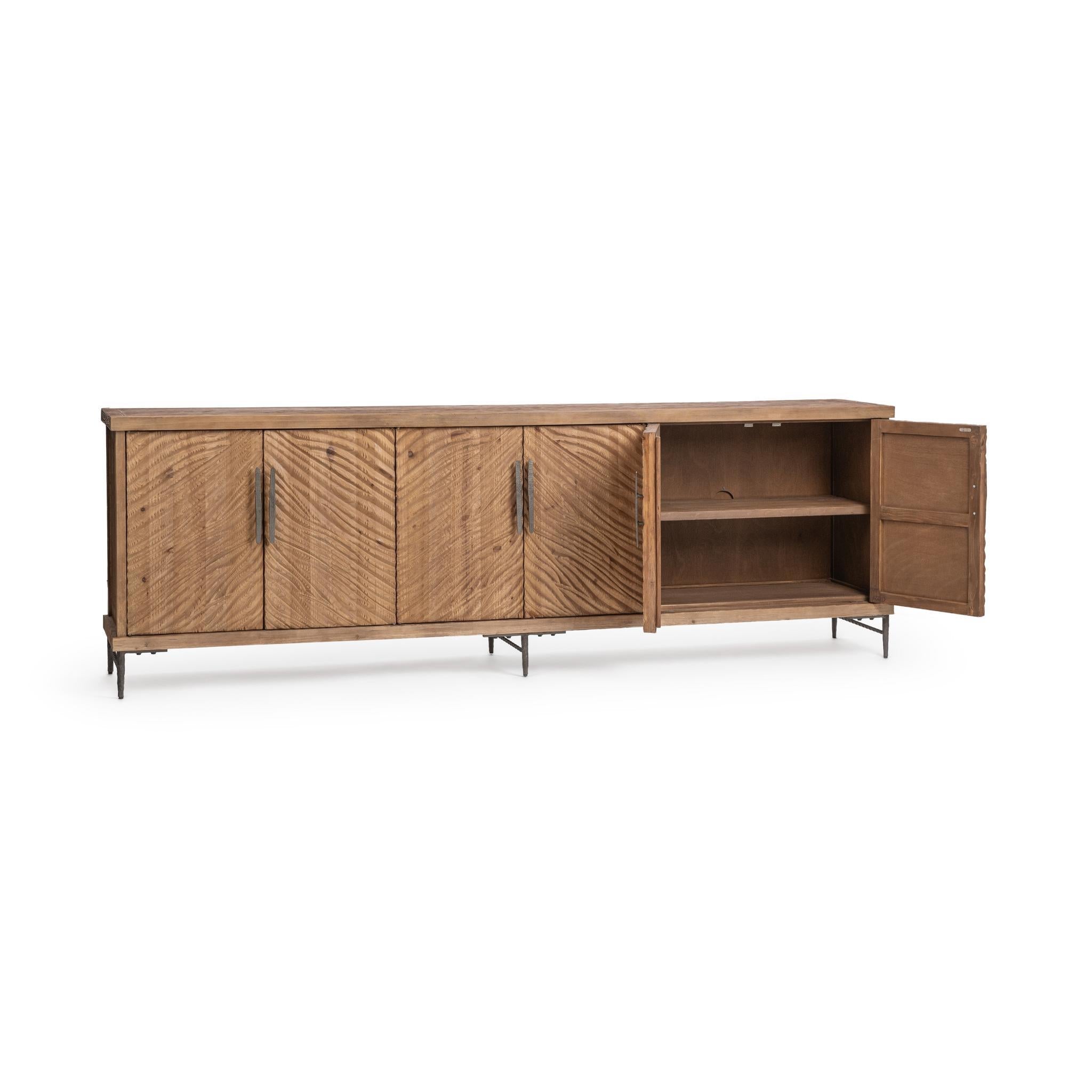 Edison 6 Door Cabinet - Sandy Cove