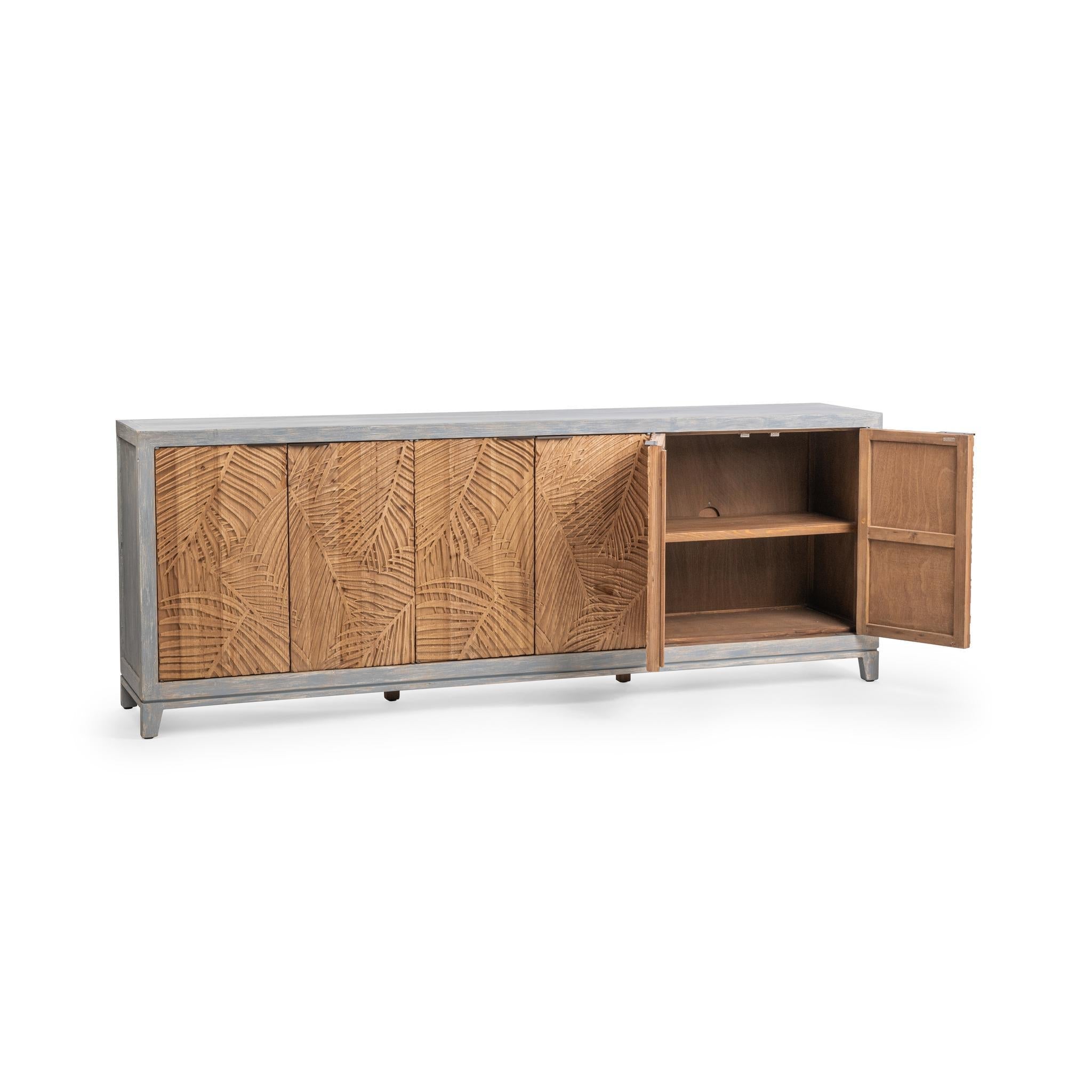 Ambrose 6 Door Cabinet - Soft Coastal