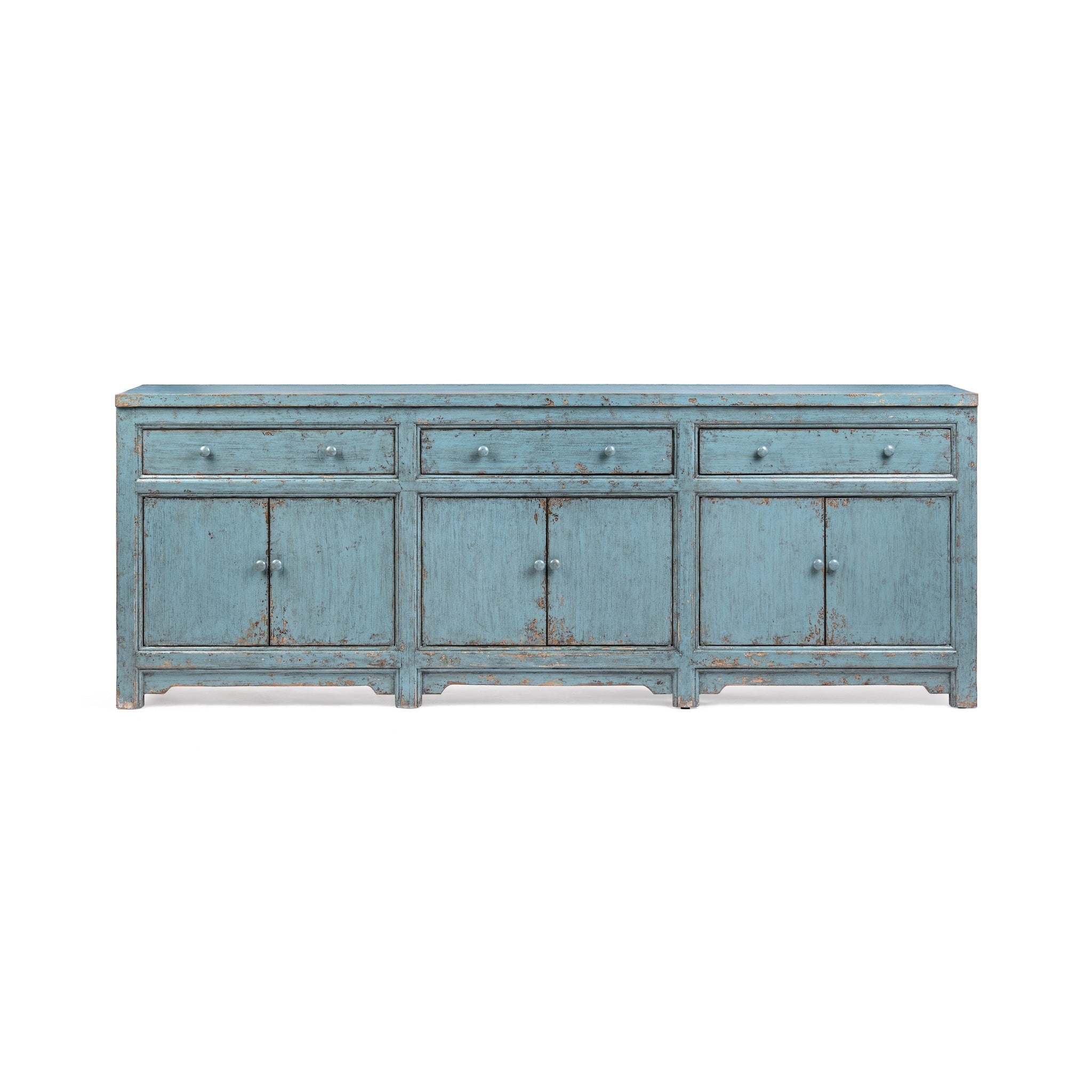 Winford 3 Drawer 6 Door Cabinet - Harbor Blue