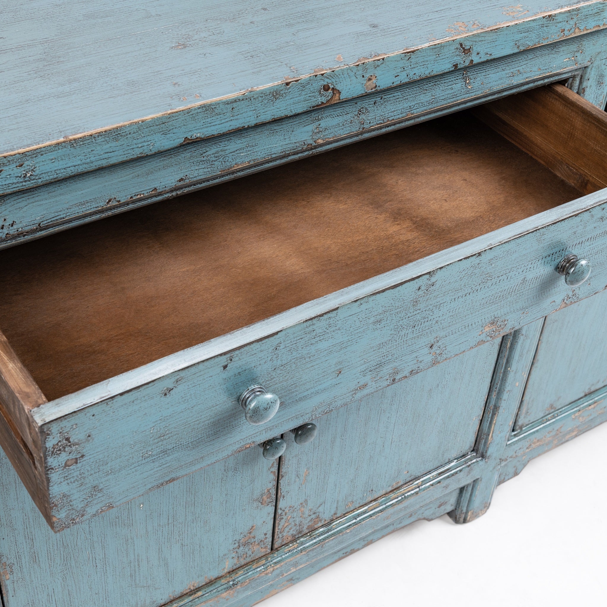 Winford 3 Drawer 6 Door Cabinet - Harbor Blue