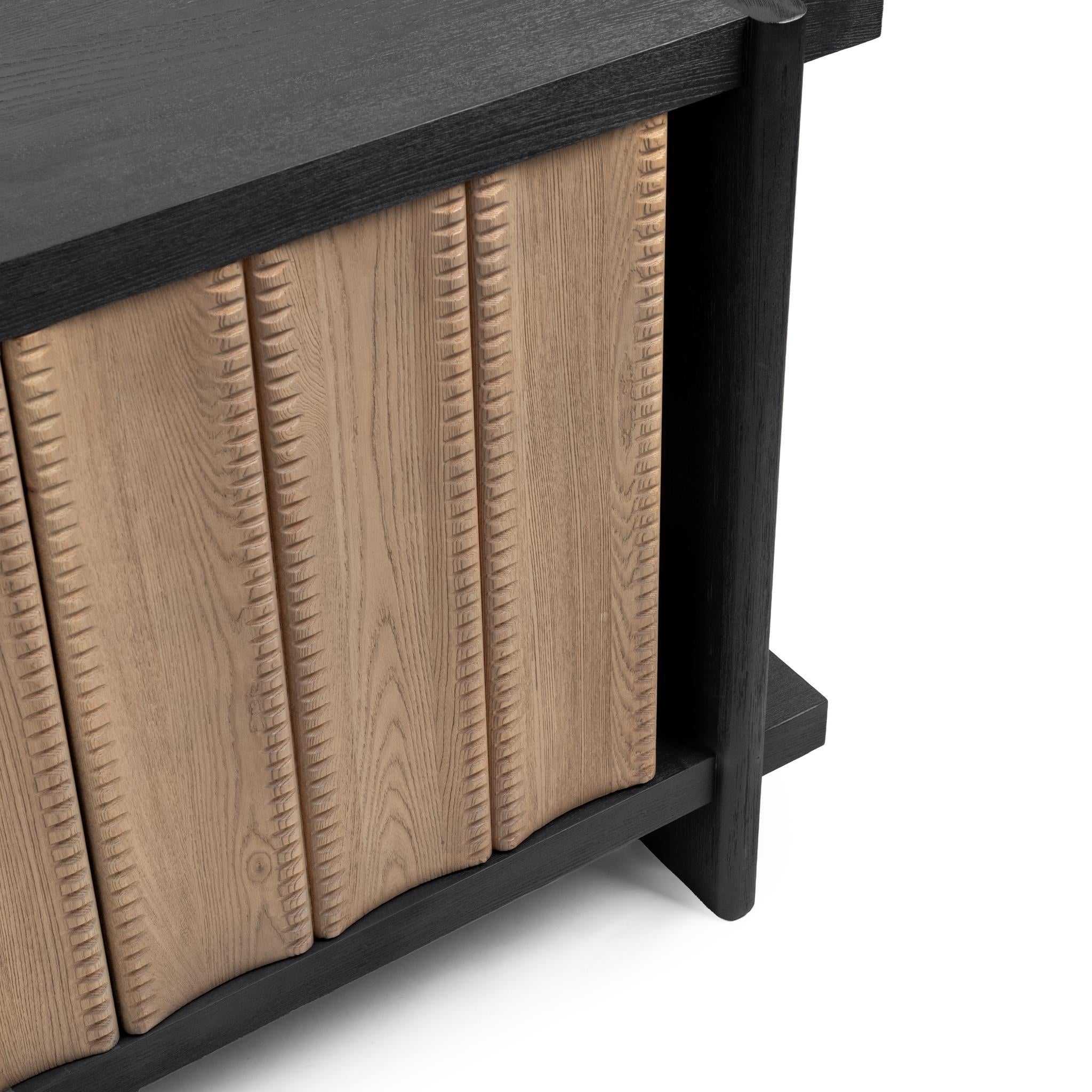 Ellison 4 Door Cabinet - Shoreline Noir